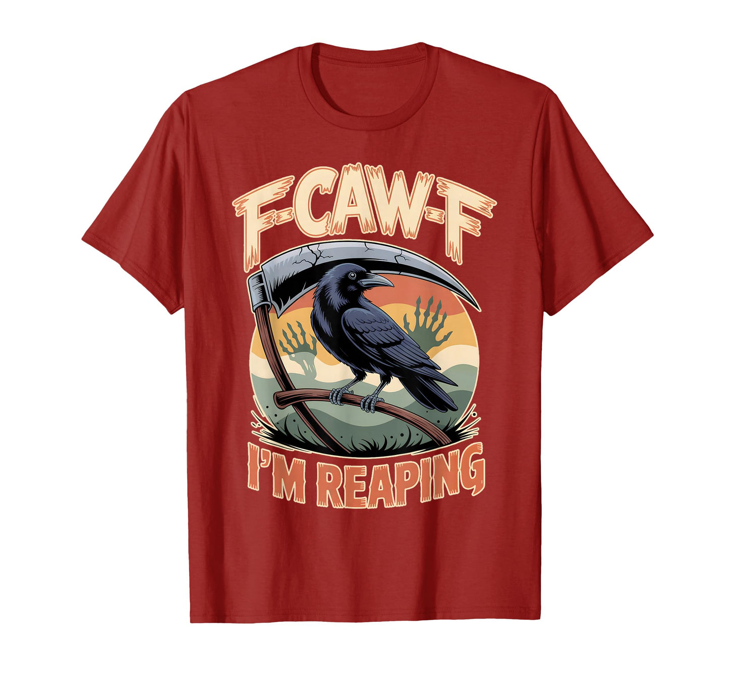 Black Crow, F-Caw-F Funny Black Bird Moon Bird Lover f-caw-f T-Shirt