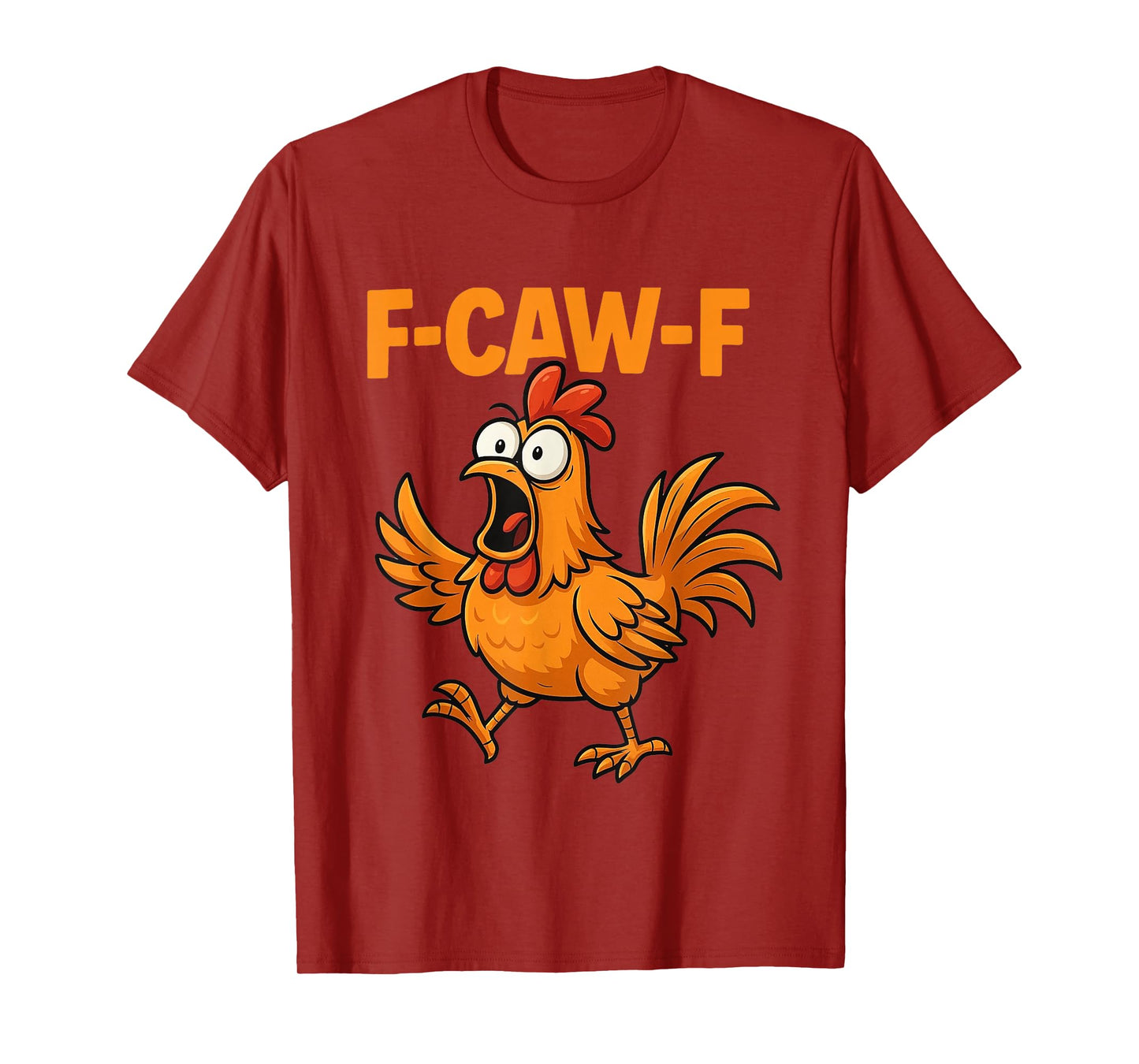 F-Caw-F Crow Funny FCAWF Black Bird Chicken Meme Graphic T-Shirt