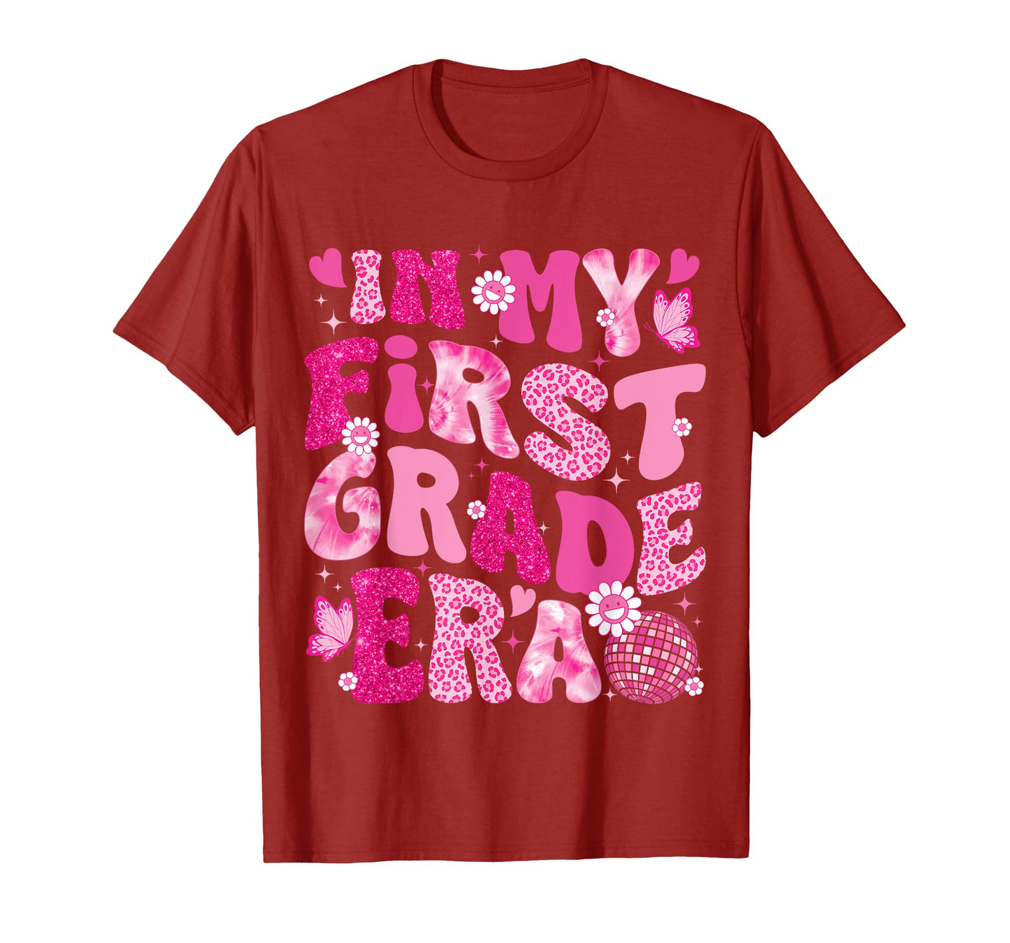 In My First Grade Era Teachers Women Back To School Girls T-Shirt