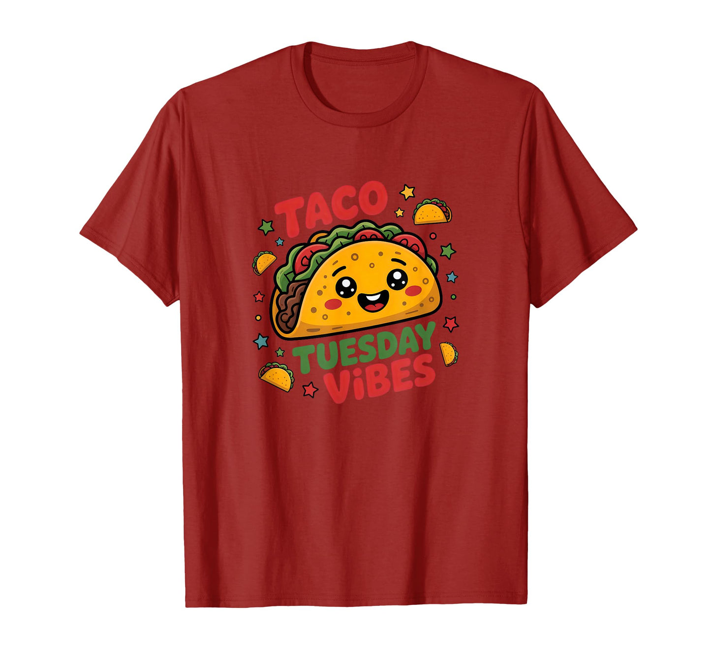 Taco Tuesday Vibes Mexican Food T-Shirt