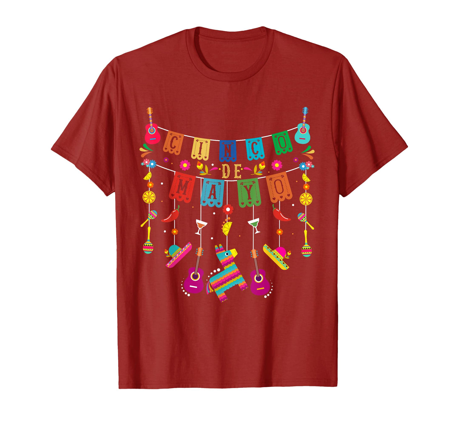 Cinco De Mayo Funny Mexican Fiesta 5 De Mayo T-Shirt