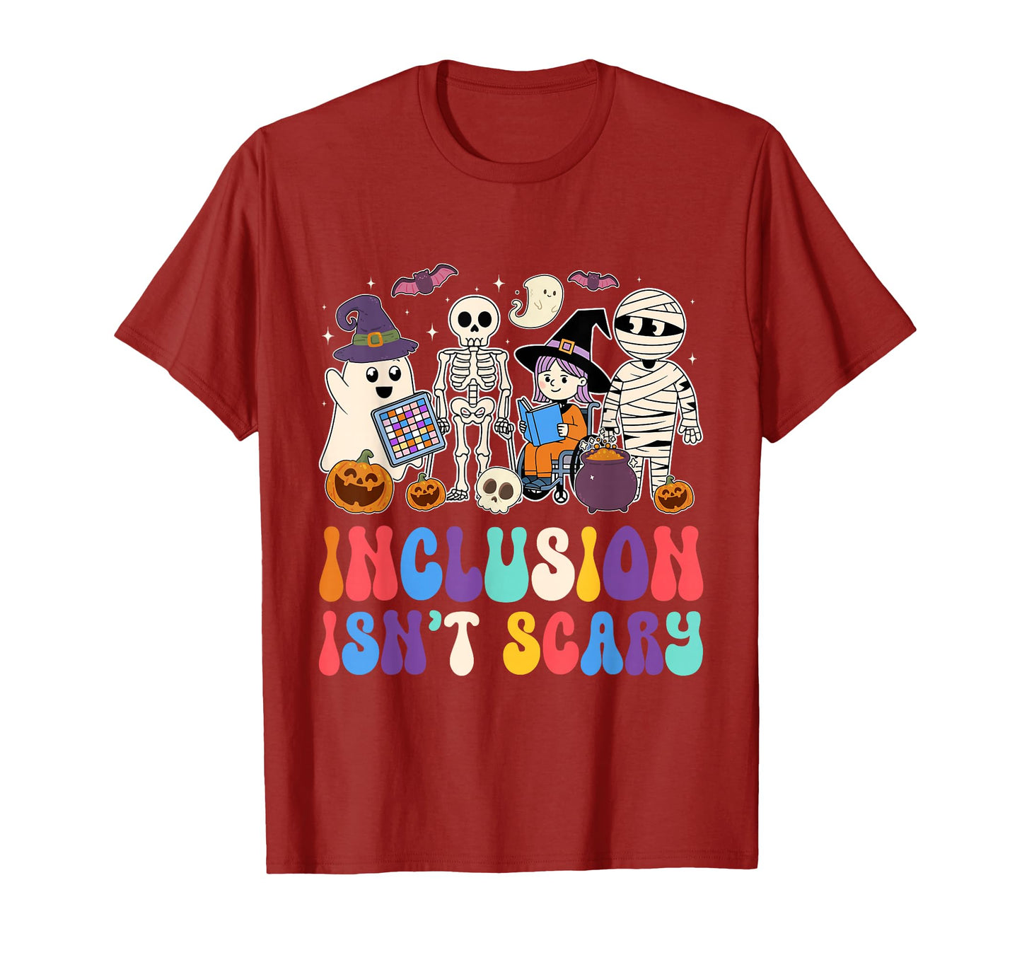 Inclusion Isn’t Scary Halloween SPED Teacher T-Shirt