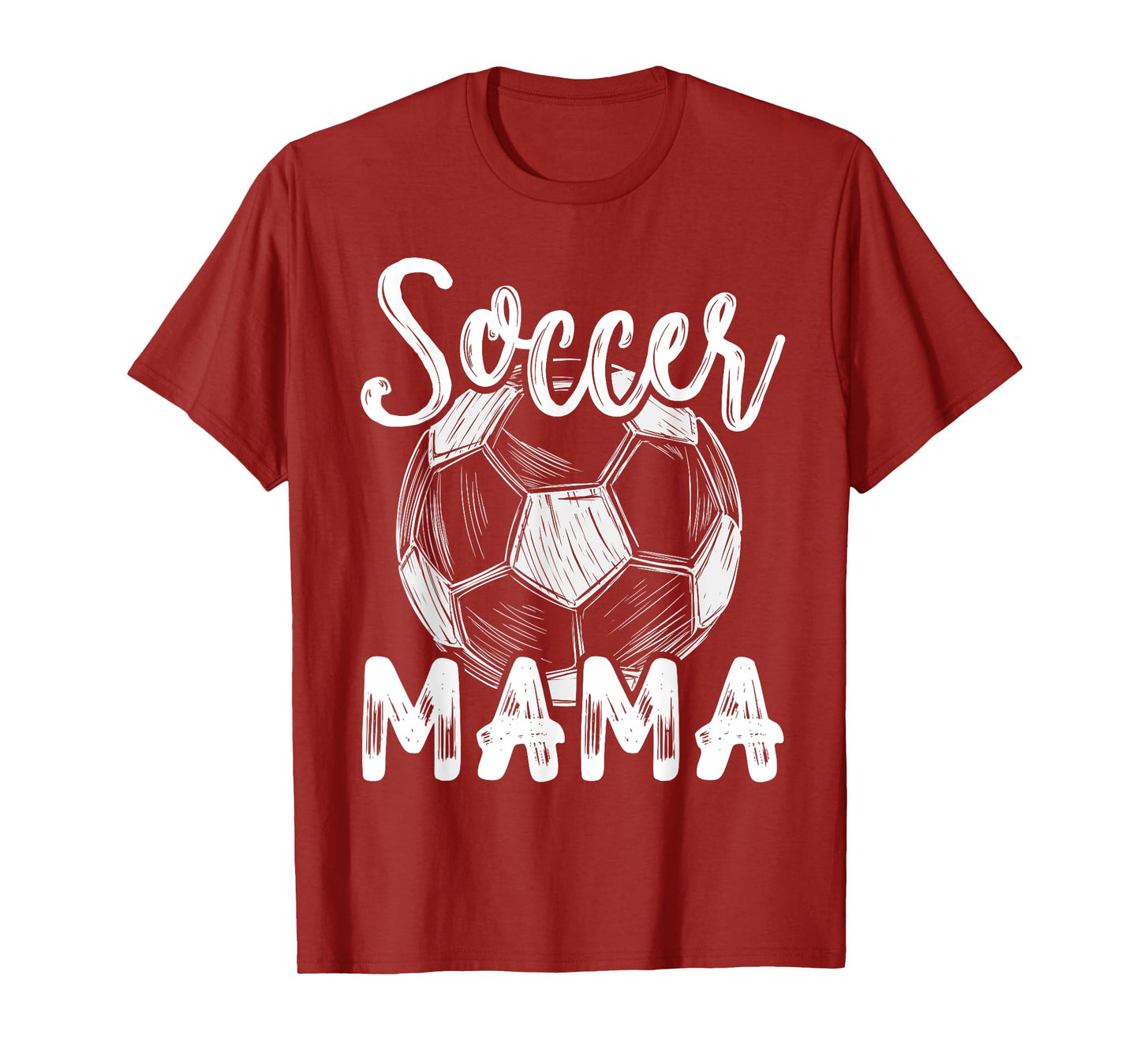 Soccer Mama Women Family Matching Team Player Soccer Ball T-Shirt