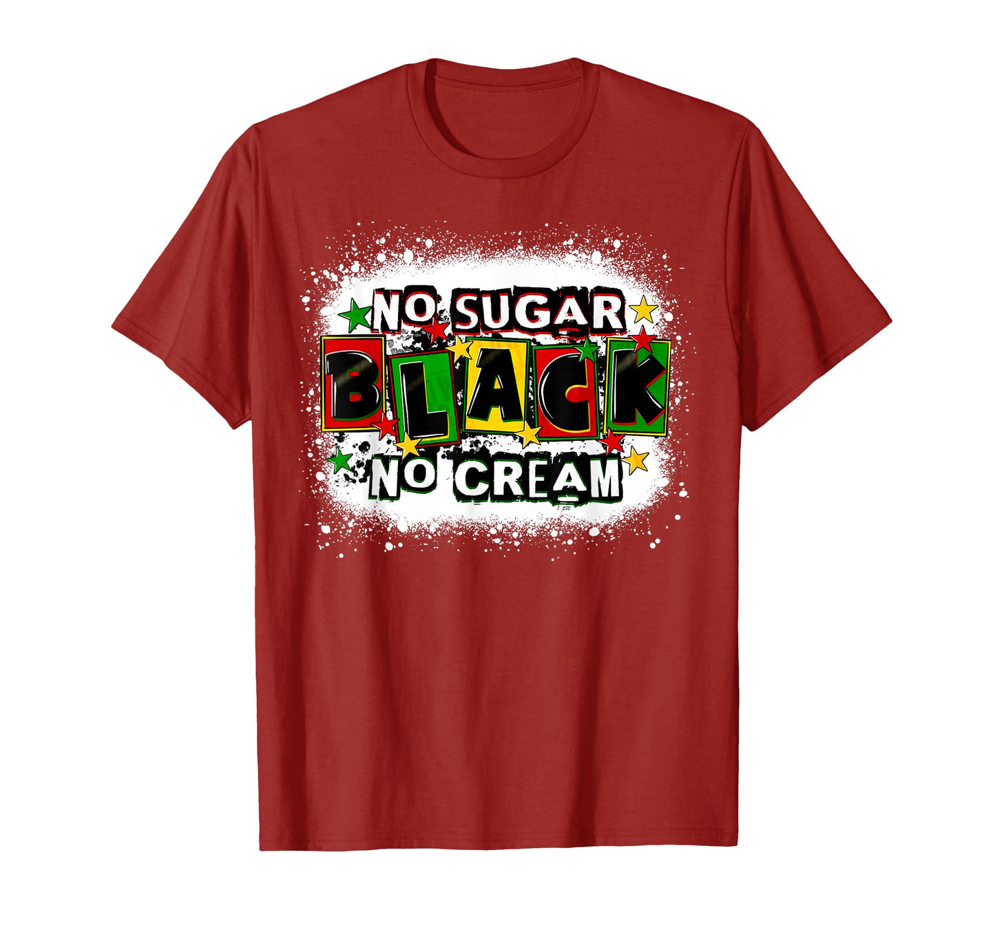 Black Queen No Cream No Sugar History Month Juneteenth T-Shirt