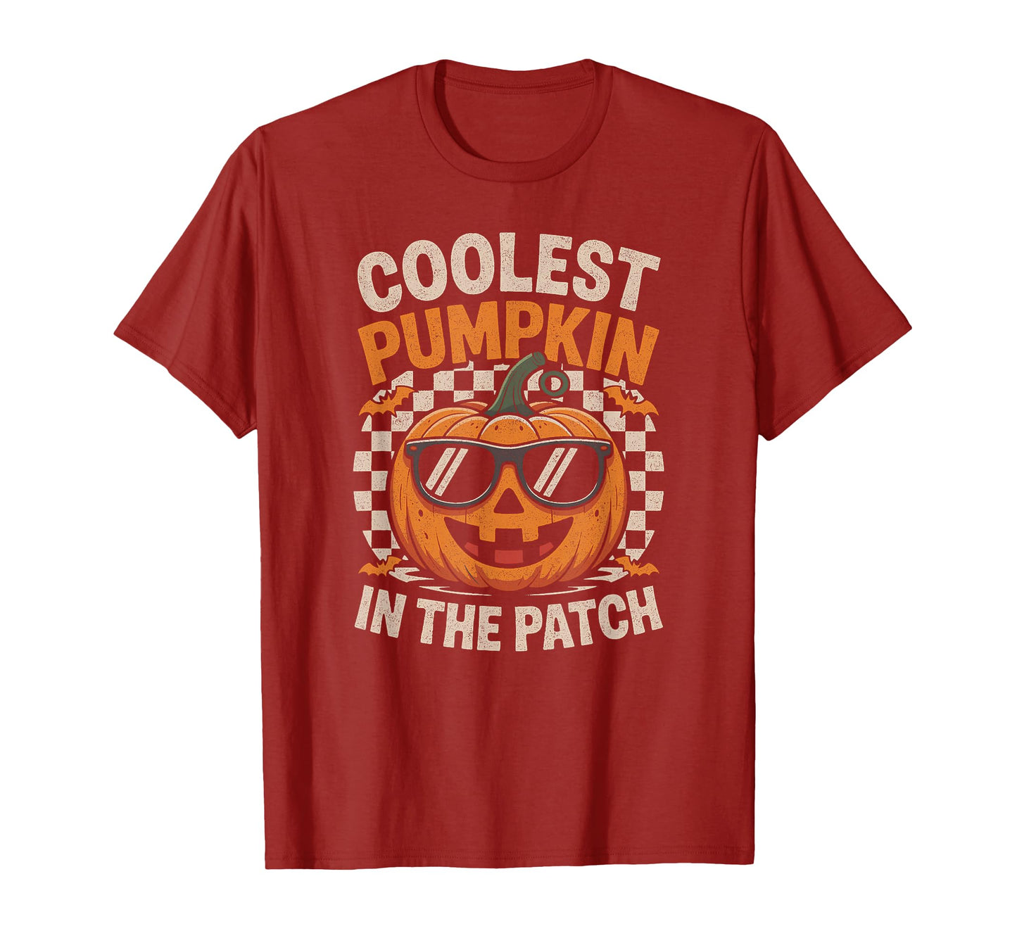 Coolest Pumpkin in The Patch Halloween Boys Girls Kids T-Shirt