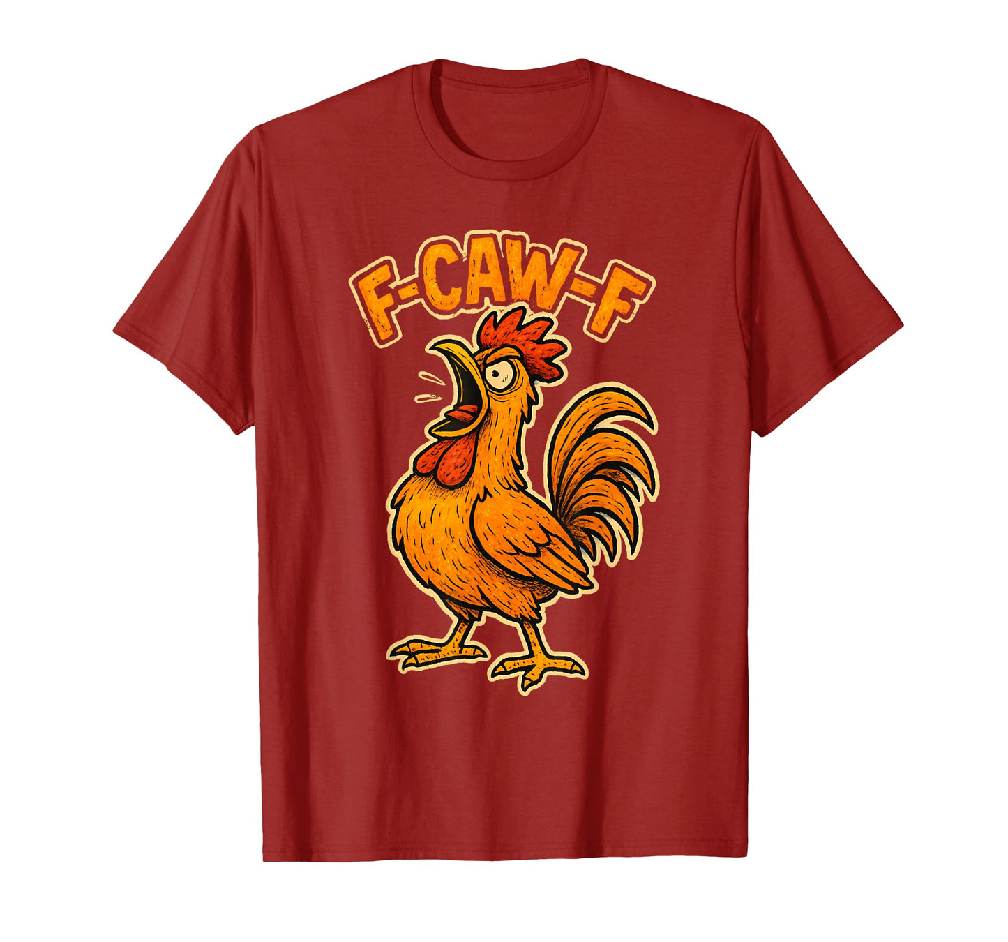 F Awk F Gobbler Funny Thanksgiving FA Caw F Turkey F-Caw-F T-Shirt