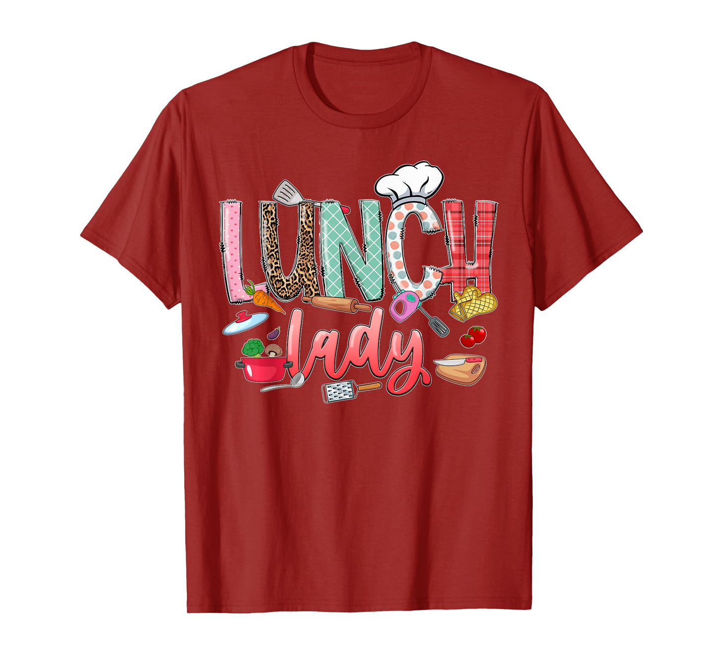 Lunch Lady, Lunch Lady Squad, School Lunch Ladies T-Shirt, Small, Black
