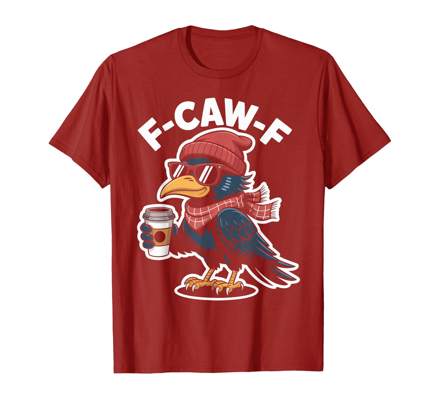 Sarcastic Meme F-CAW-F Joke Funny Crow Humor T-Shirt