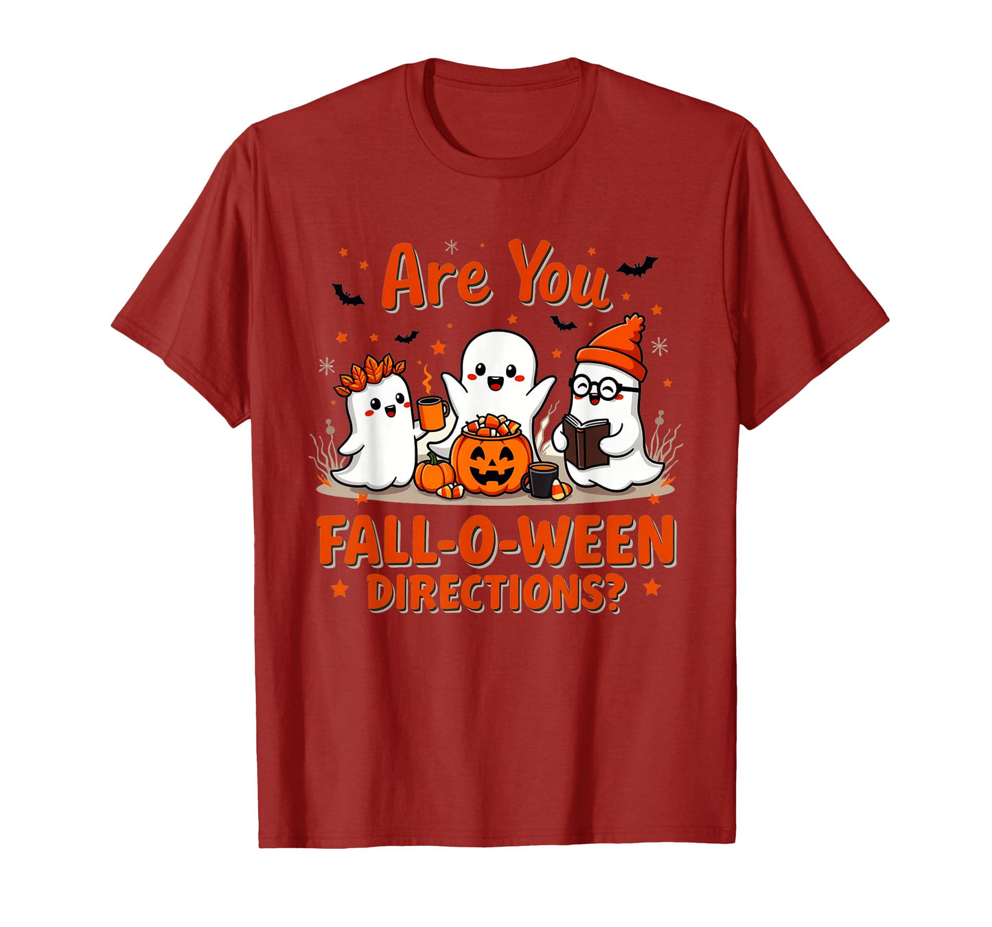 are You Fall O Ween Directions Funny Halloween Teacher Joke T-Shirt