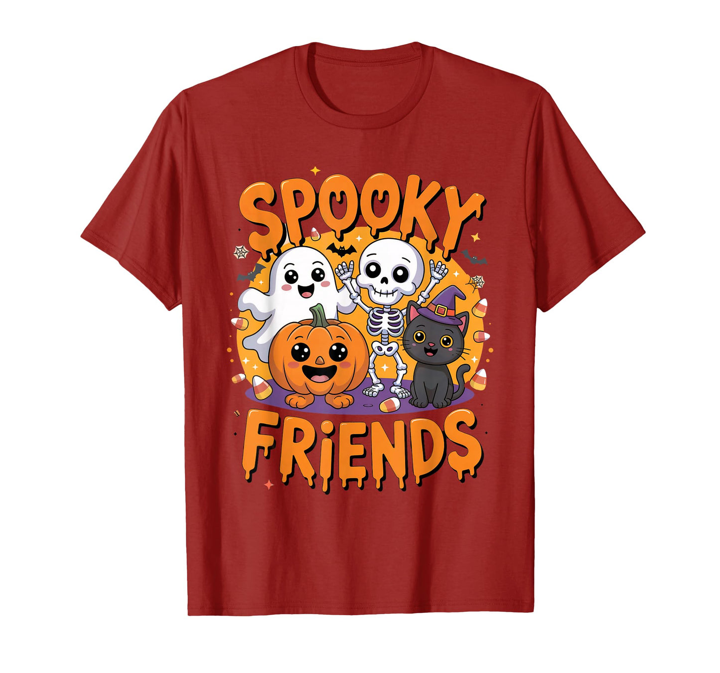 Spooky Friends Cute Halloween for Kids T-Shirt
