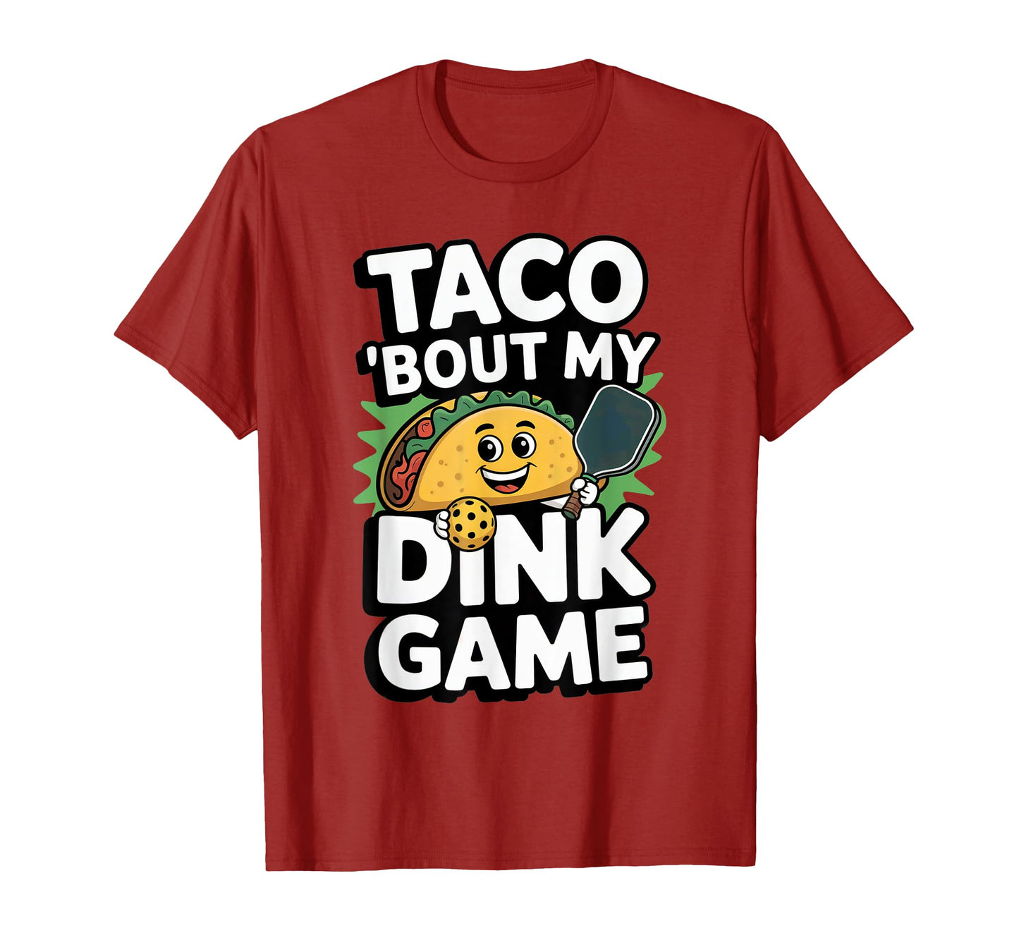 Funny Pickleball Shirt Men Women Player Taco Lover Mexican T-Shirt