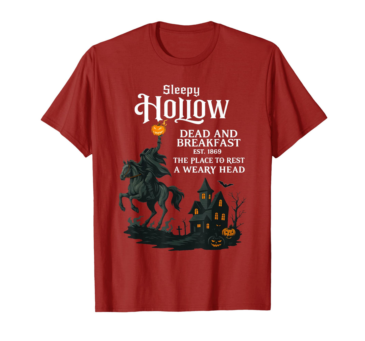Sleepy Hollow Dead and Breakfast Tees Spooky Season T-Shirt