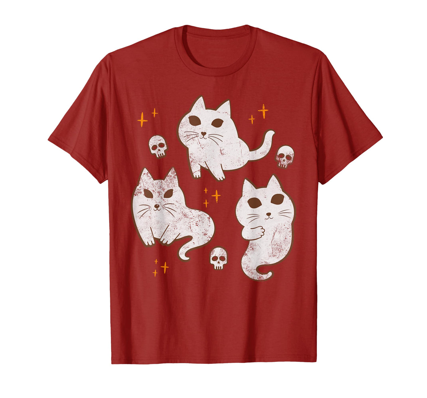 Halloween Cat Ghost Costume Funny Boo Ghost Cats T-Shirt