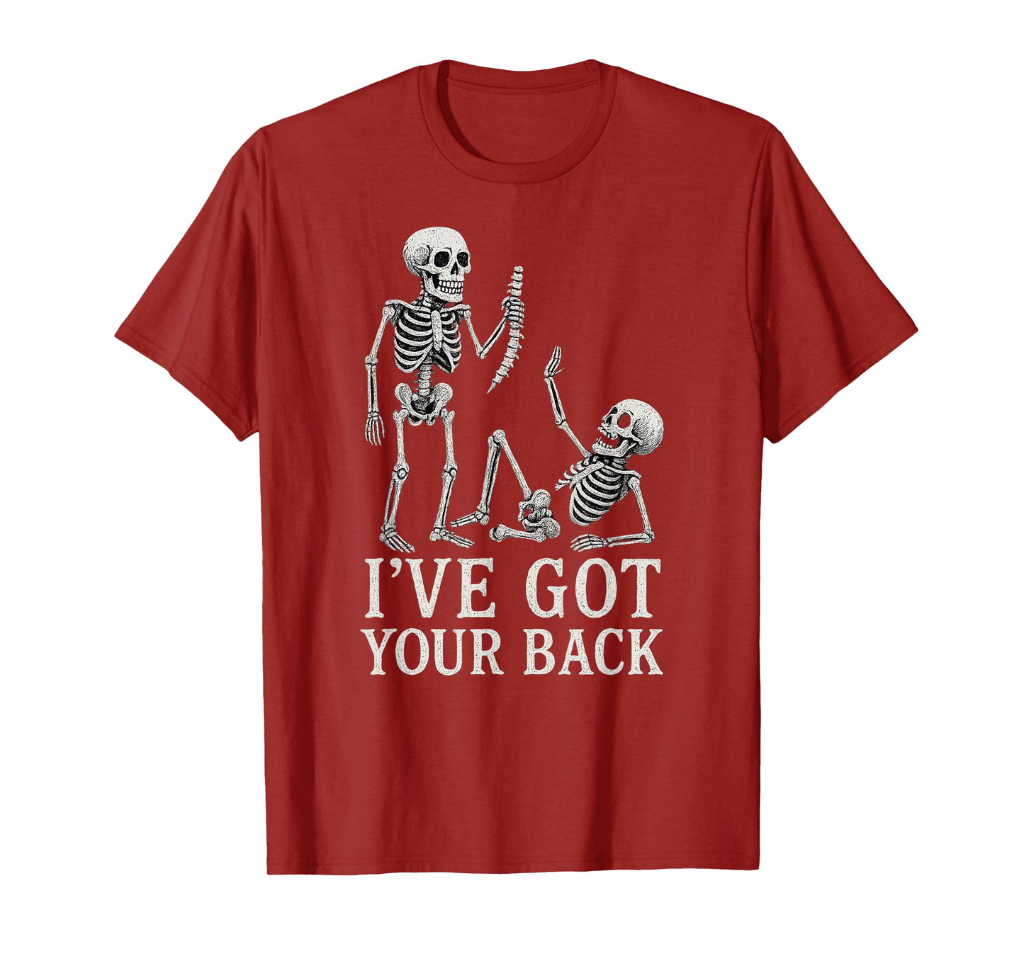 Halloween Skeletons Ive Got Your Back Costume Men Women Kids T-Shirt