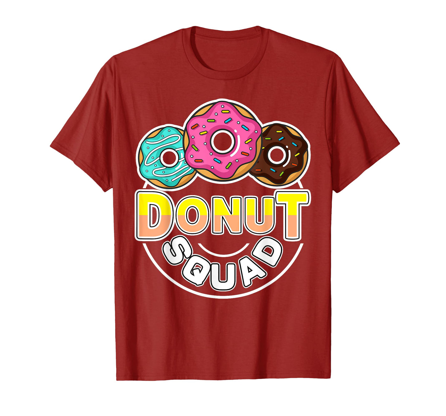 Donut Squad Matching Donut Party Crew Doughnut Sprinkles T-Shirt