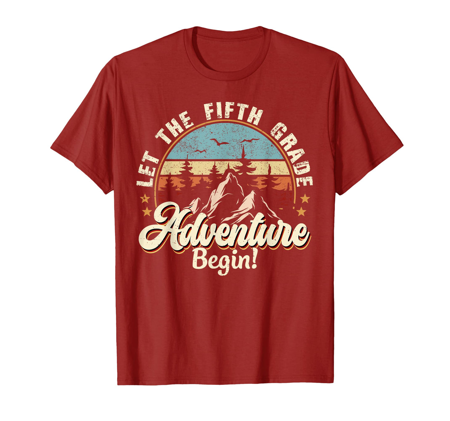 Back To School Let The 5th Grade Adventure Begin T-Shirt