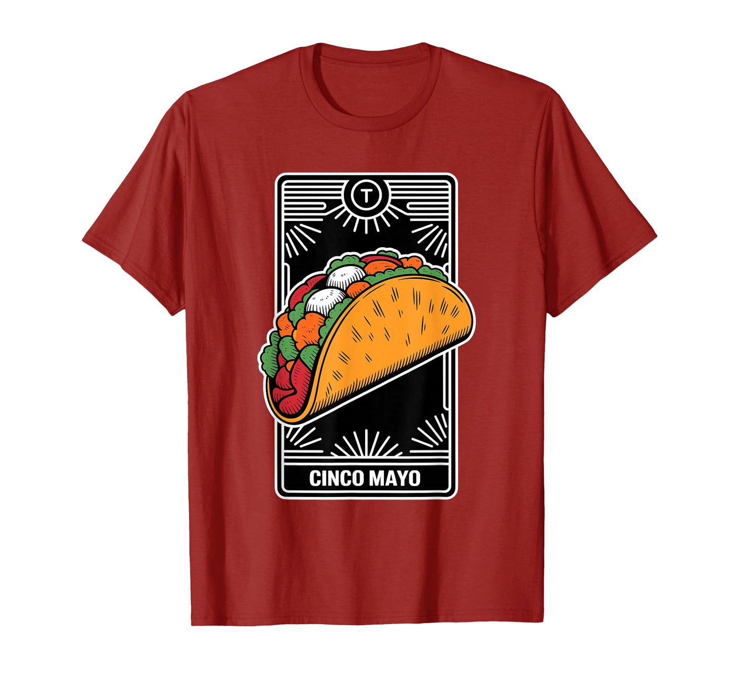 The Taco Tarot Card Mystic Foodie T-Shirt T-Shirt