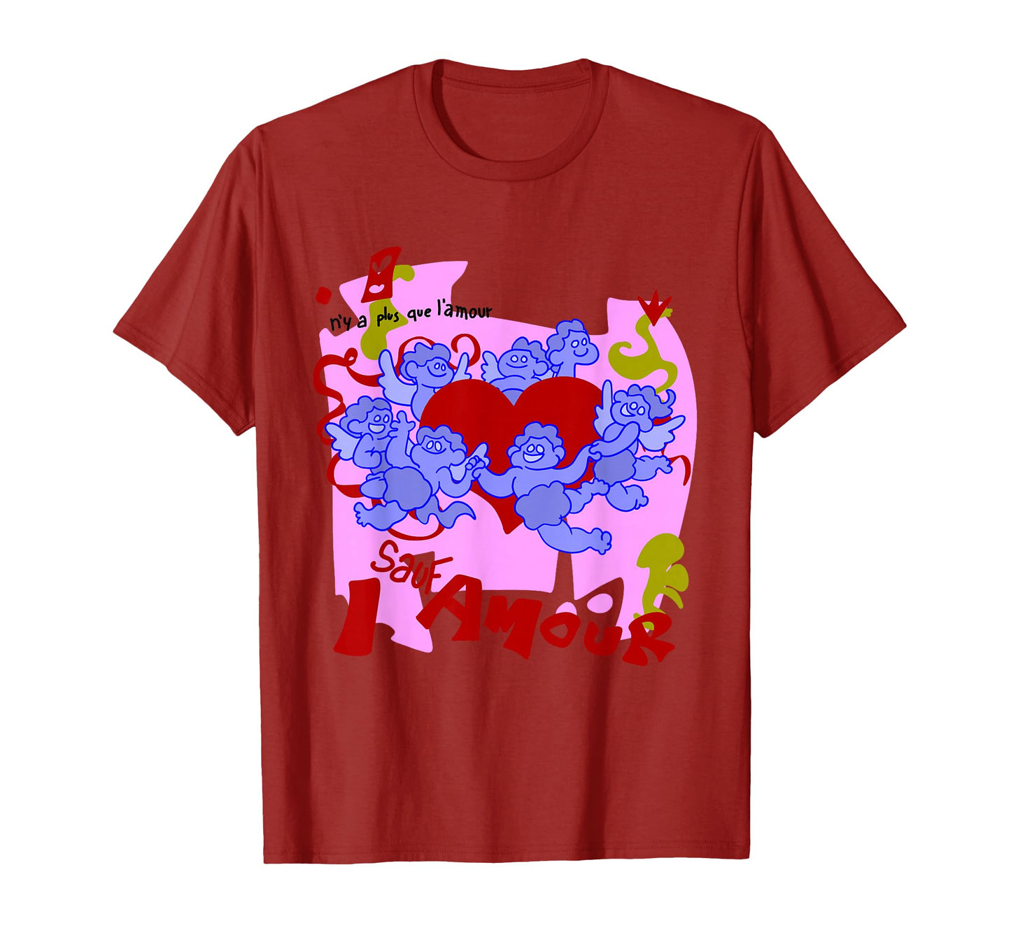Retro 1980s Beat It Amour T-Shirt cartoon version T-Shirt