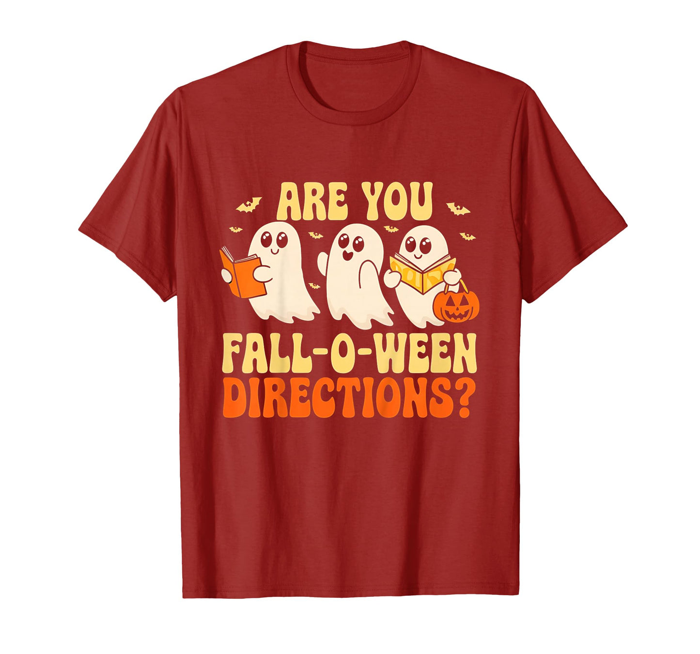are You Fall O Ween Directions Funny Halloween Teacher Joke T-Shirt