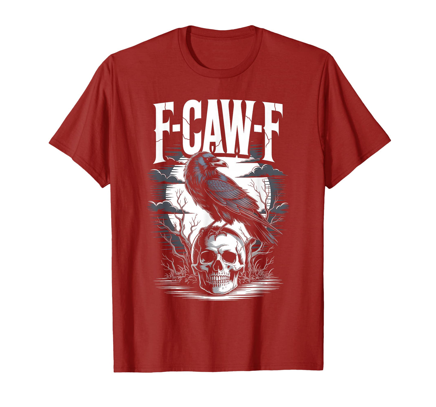 Funny F-Caw-F Black Crow Sound Meme Humor T-Shirt