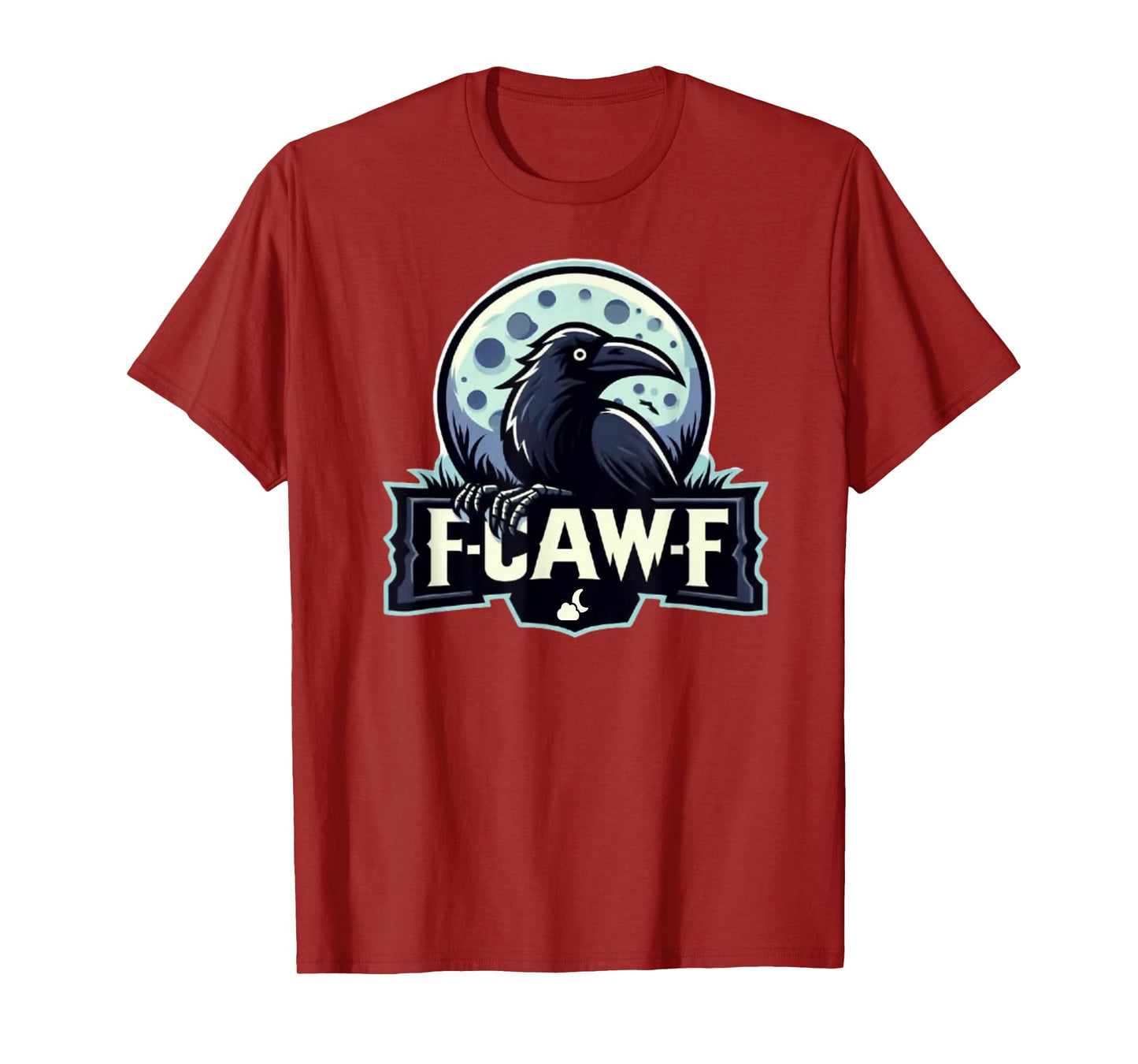 F Caw F Crow Bird Saying Graphic Raven T-Shirt