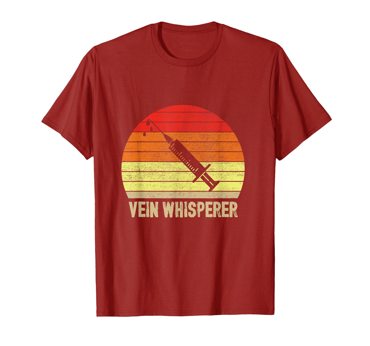 Retro Phlebotomist Vein Whisperer Medical Nurse Phlebotomy T-Shirt