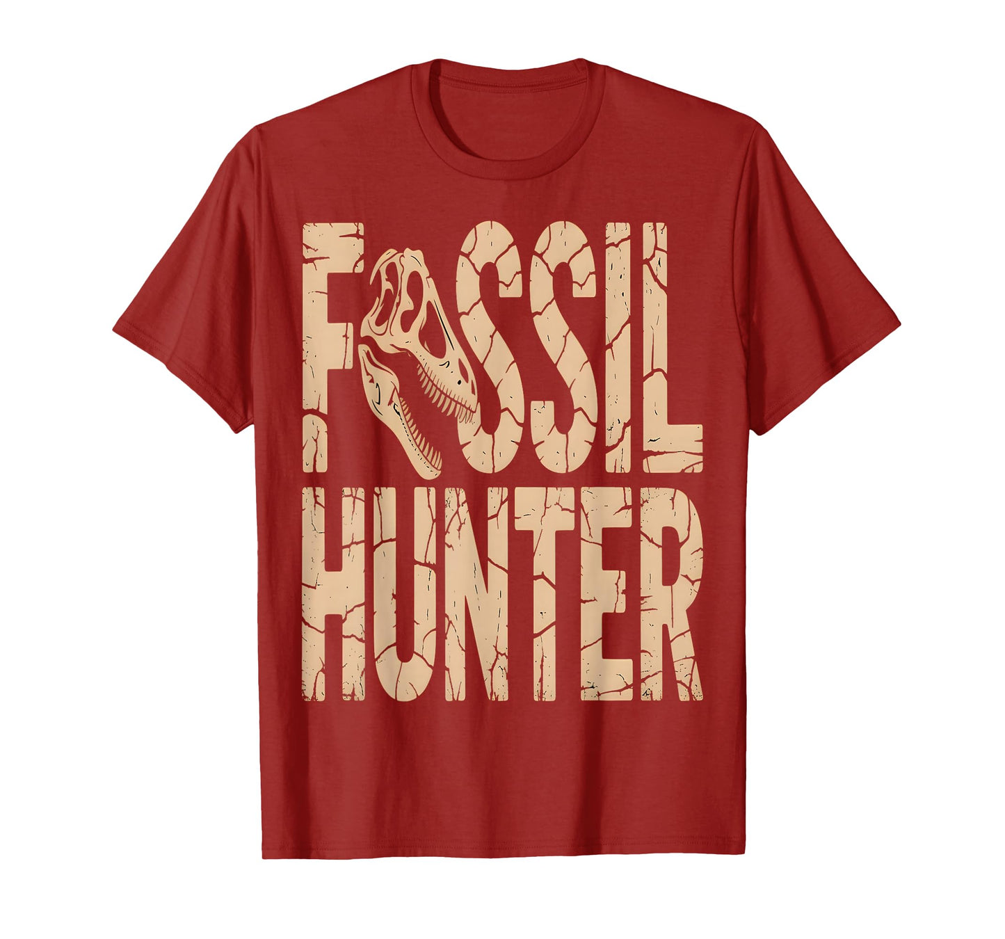 Fossil Hunter Dinosaur Paleontology Skeleton T-Shirt