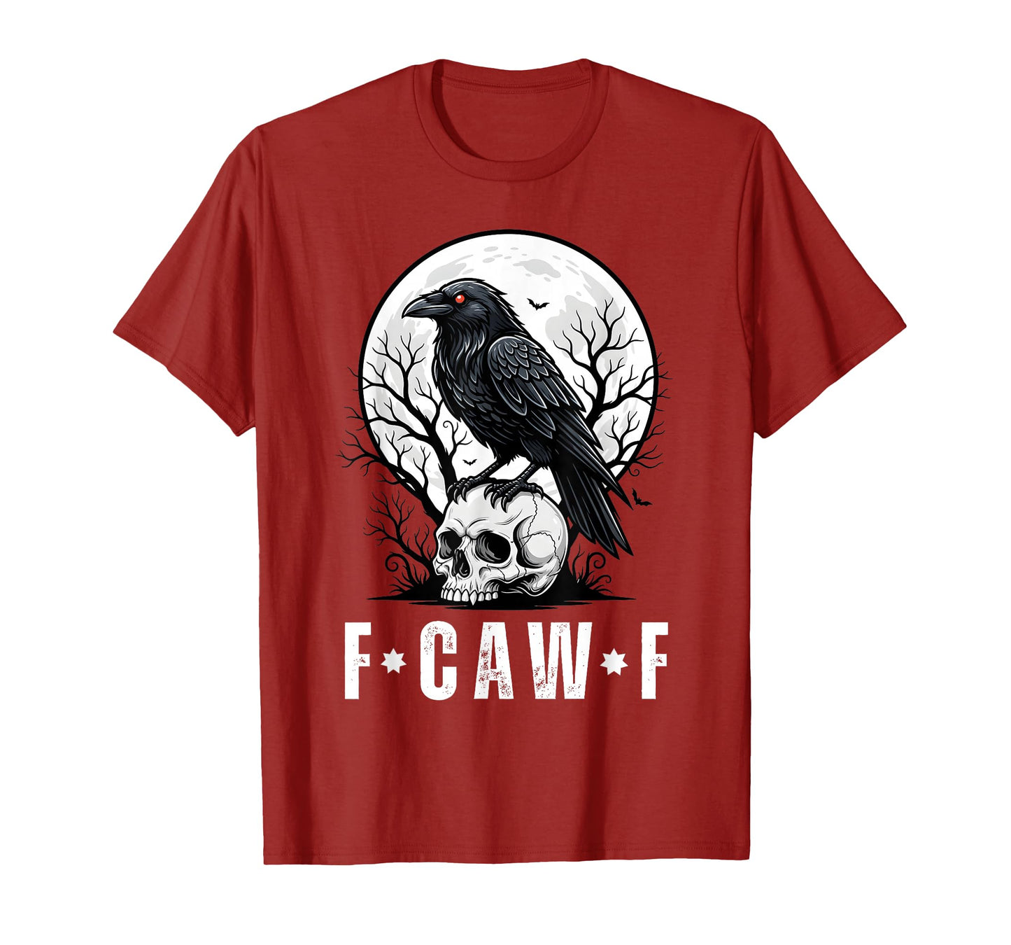 F-Caw-F Funny Black Bird Crow Gothic Sarcastic Adult Humor T-Shirt
