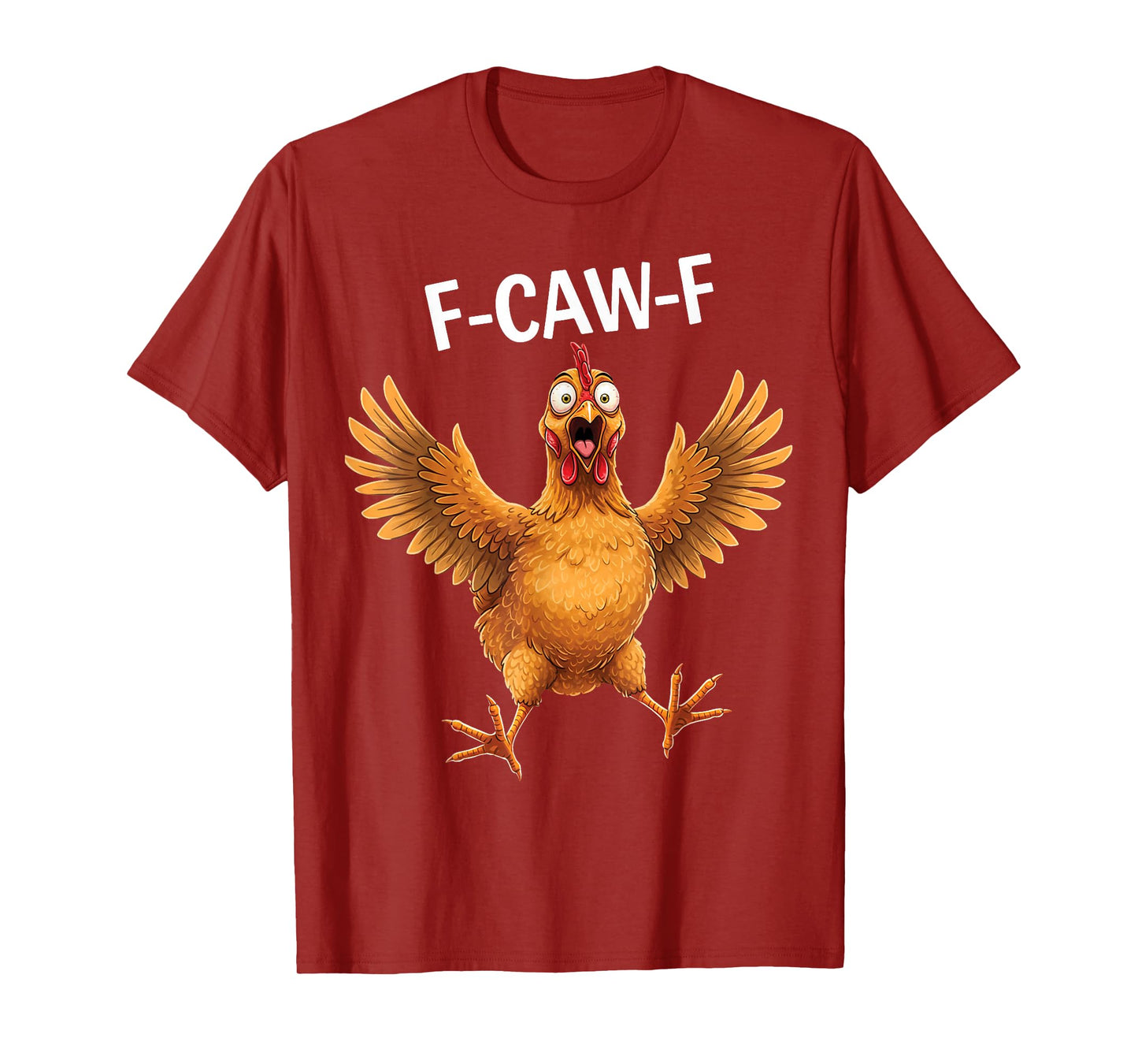 F-Caw-F Black Crow Funny Black Bird Moon Gothic Adult Humor T-Shirt