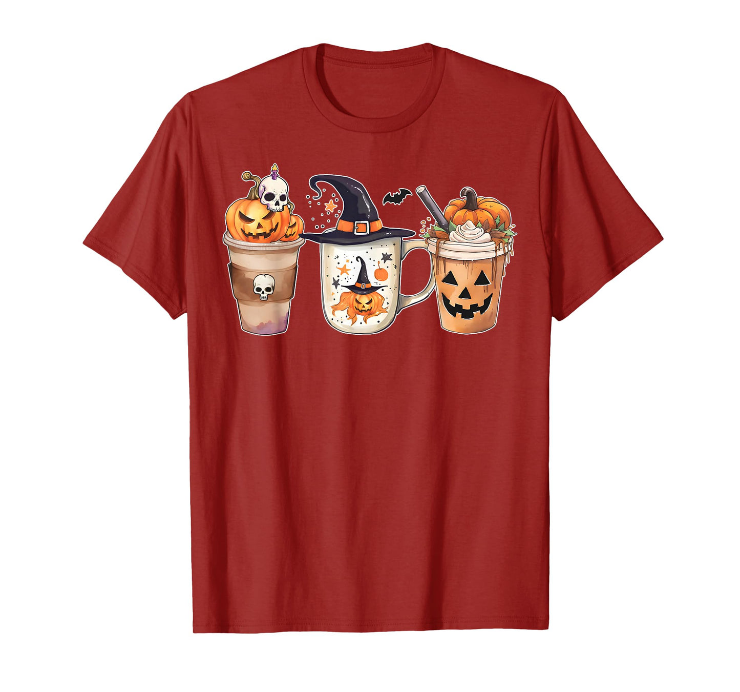 Fall Coffee, Funny Halloween Pumpkin Latte Drink Cup, Spice T-Shirt