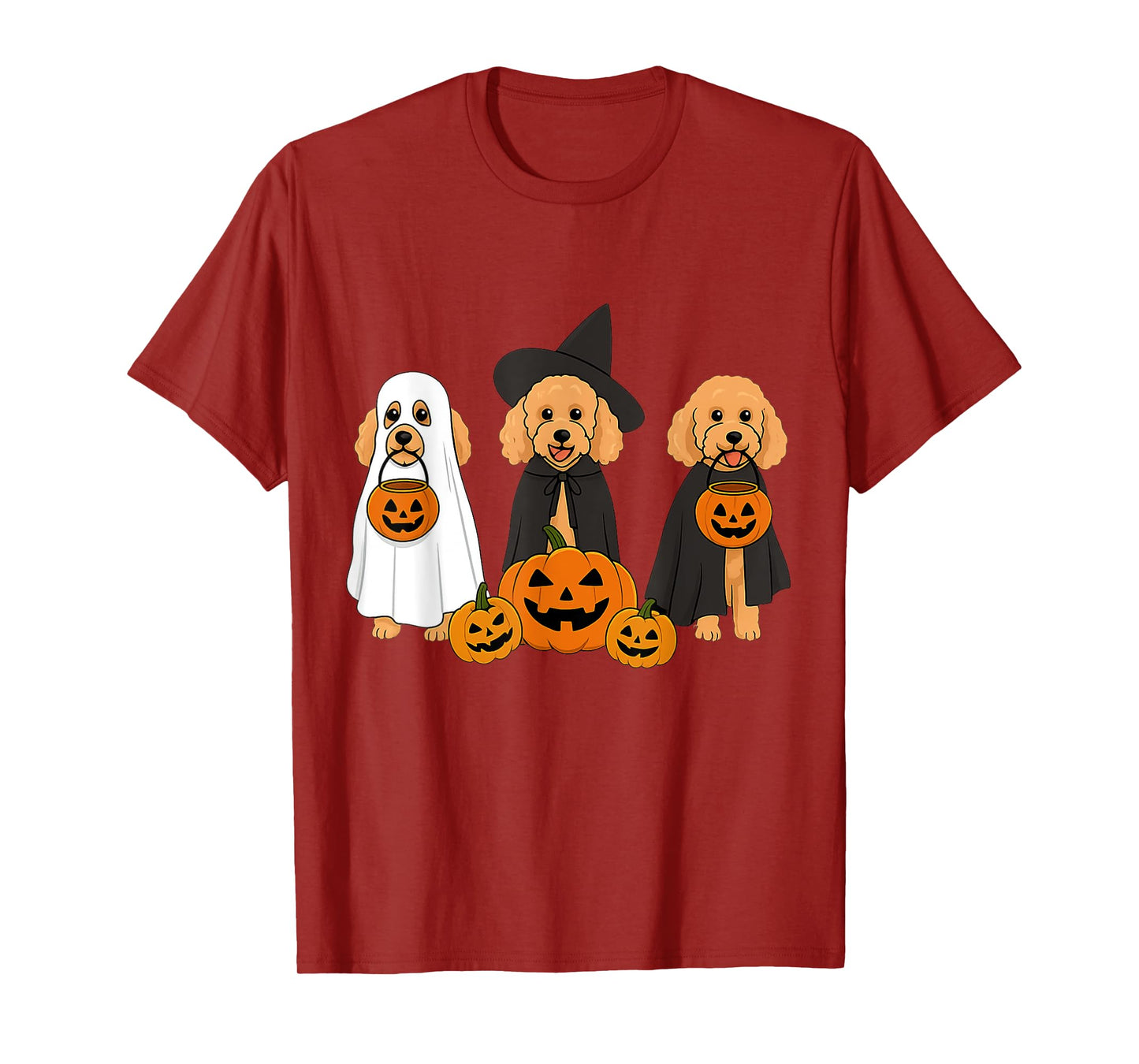 Ghost and Witch Pembroke Welsh Corgi Halloween for Women T-Shirt