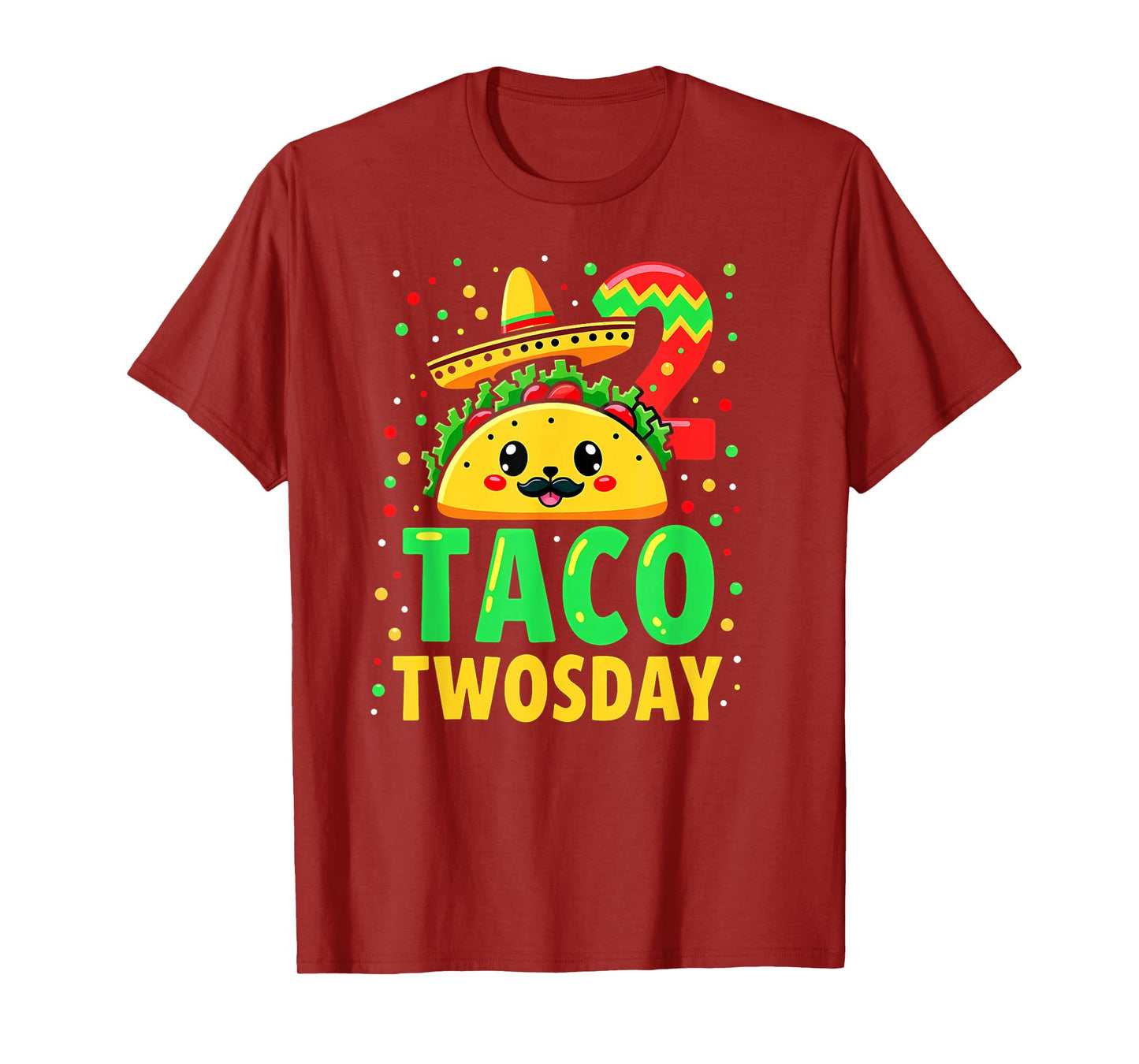 Cinco De Mayo Taco Twosday 2nd Birthday Party T-Shirt