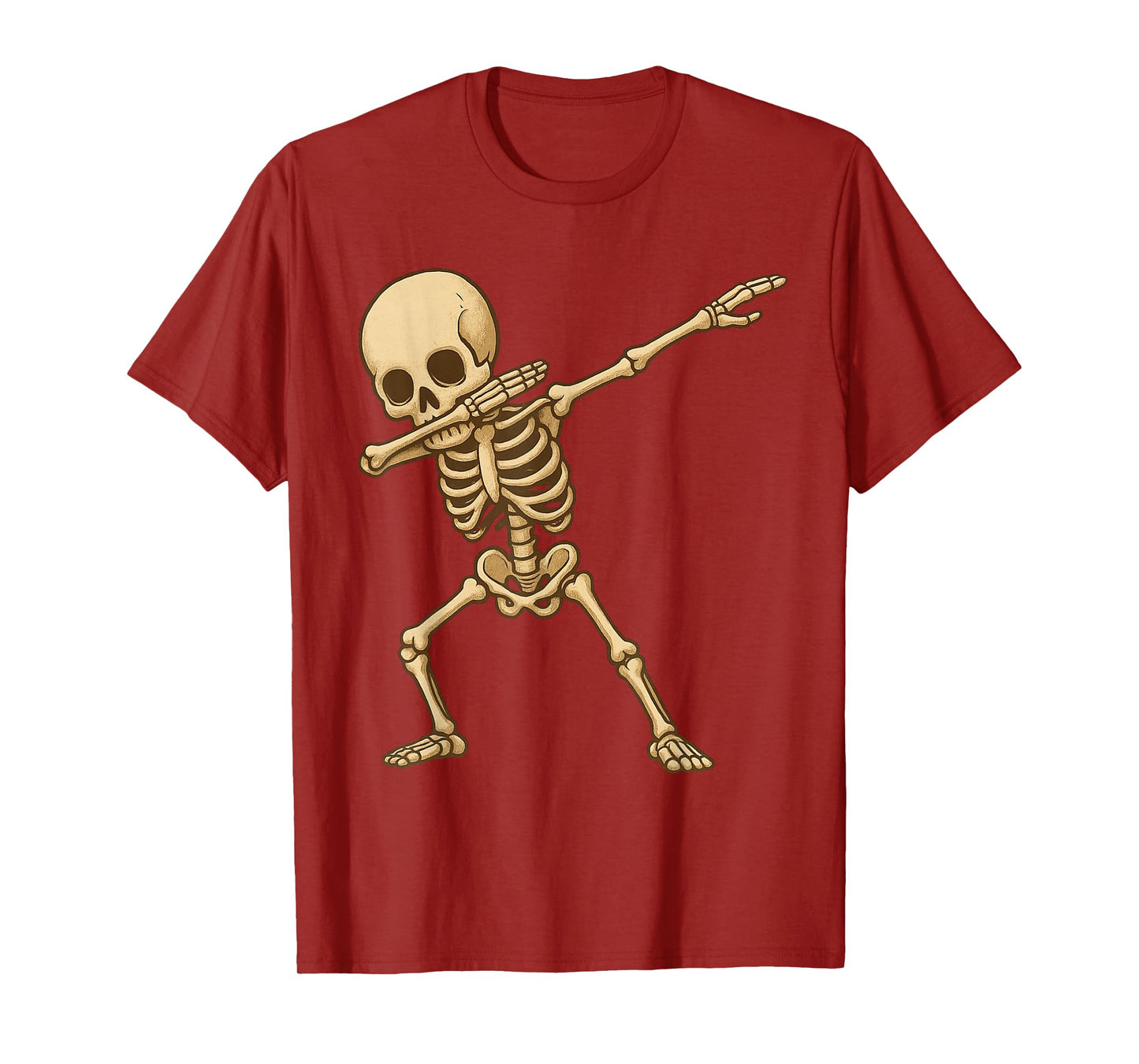 Funny Dabbing Skeleton Pirate Halloween Kids Jolly Roger T-Shirt