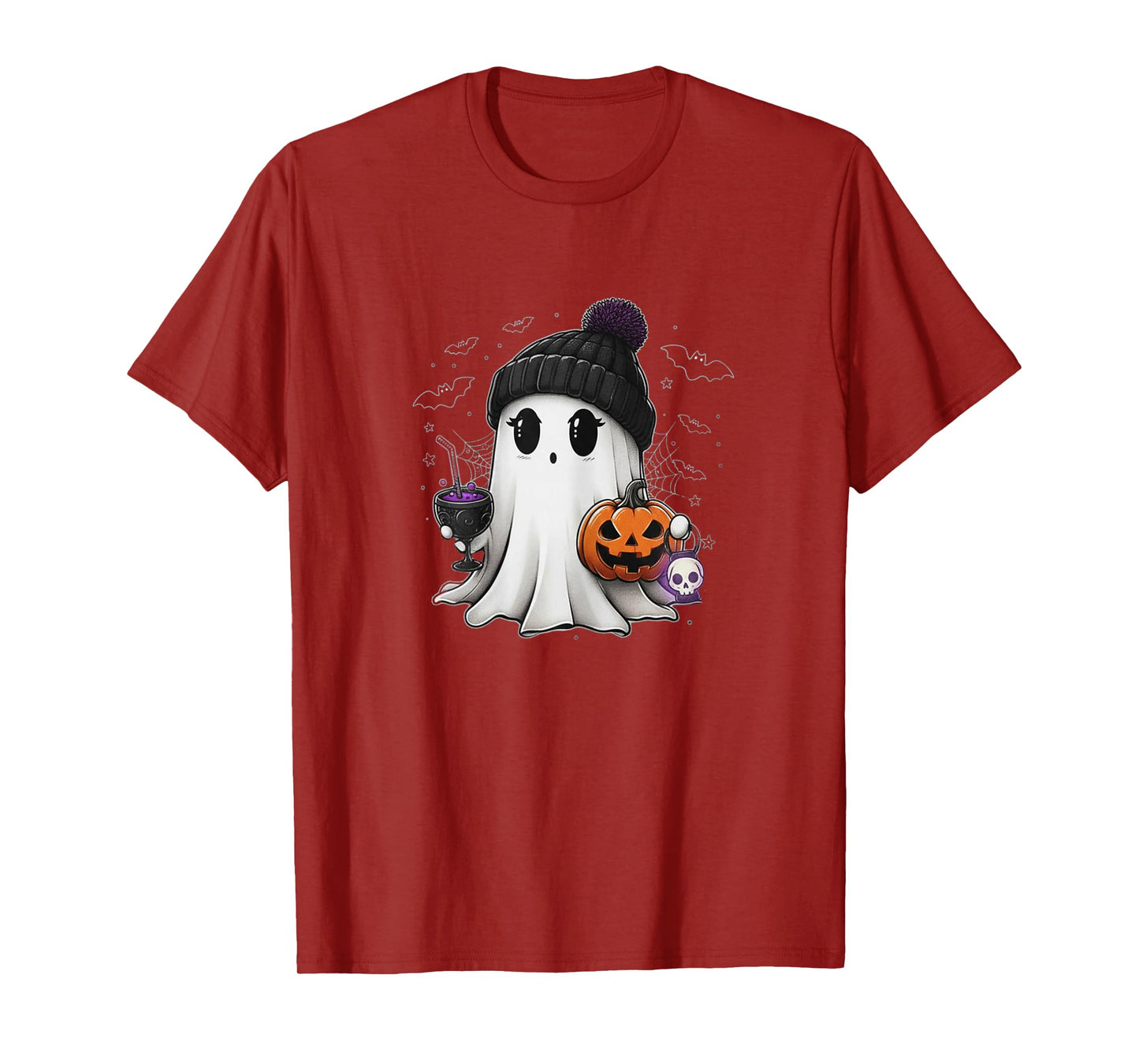 Kawaii Pastel Goth Whimsy Cute Creepy Ghost Women Girls Kids T-Shirt