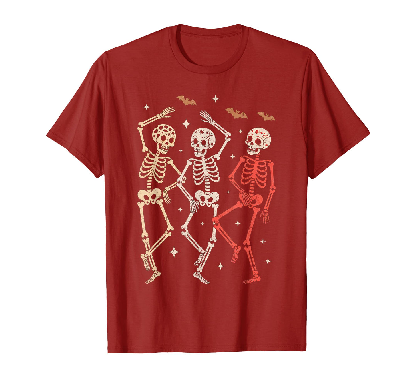 Dancing Skeletons Halloween Dance of Death Macabre Skeleton T-Shirt