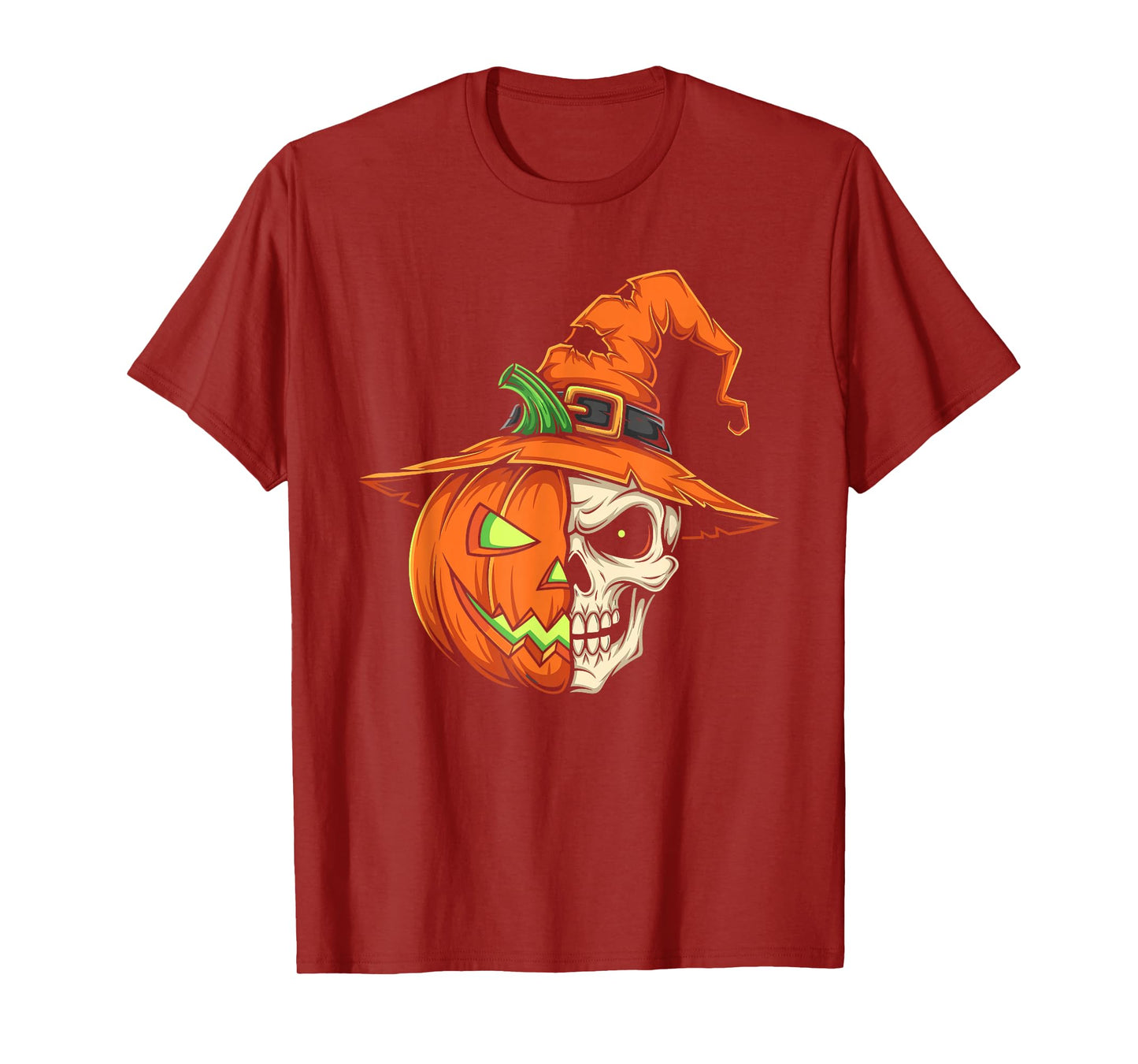 Skeleton Pumpkin Jack O Lantern Halloween Kids Mens Womens T-Shirt