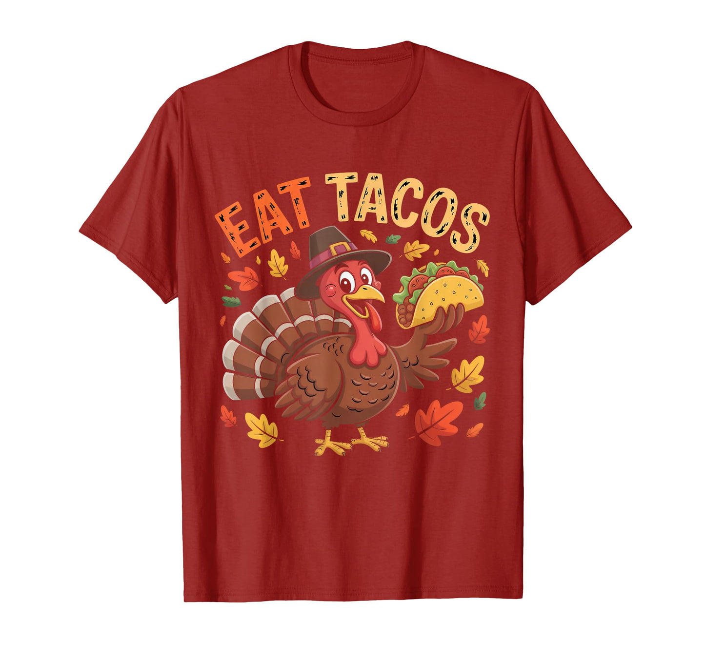 Thanksgiving Taco Turkey Party Design T-Shirt