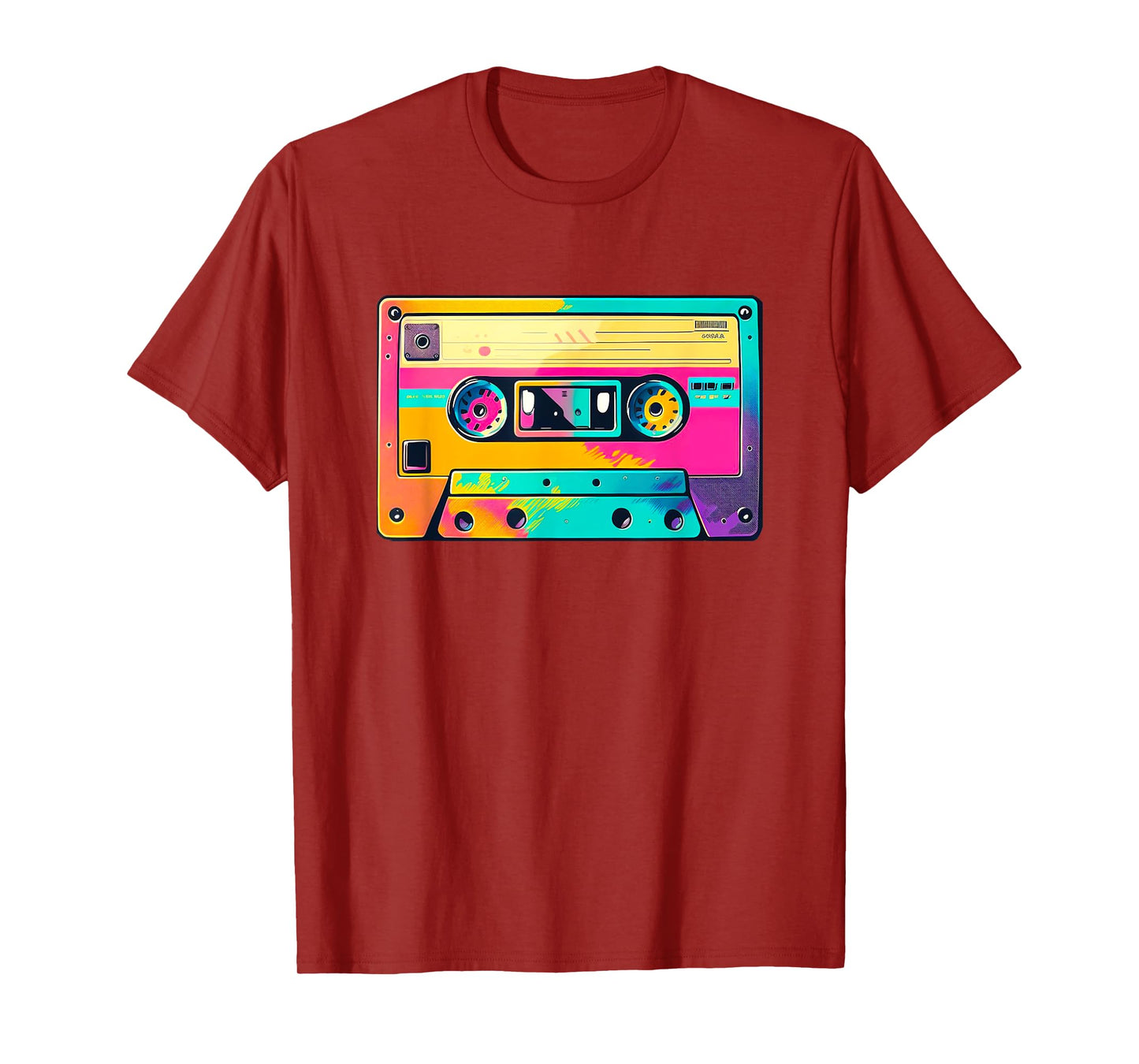 Colorful Cassette Tape 90s Retro Aesthetic T-Shirt