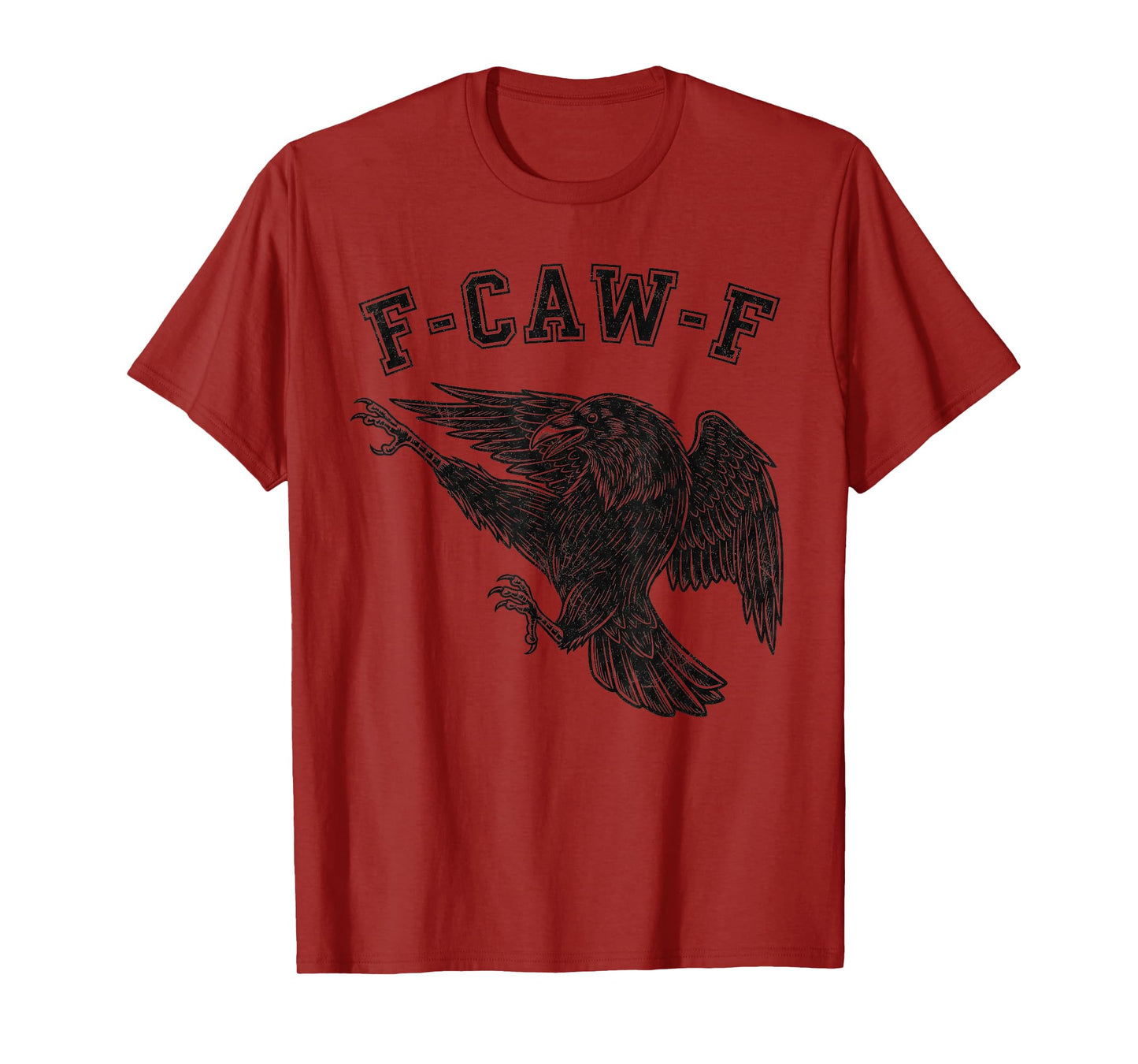 F-CAW-F Gothic Raven Karate Kick fcawf Crow Meme for Fighter T-Shirt