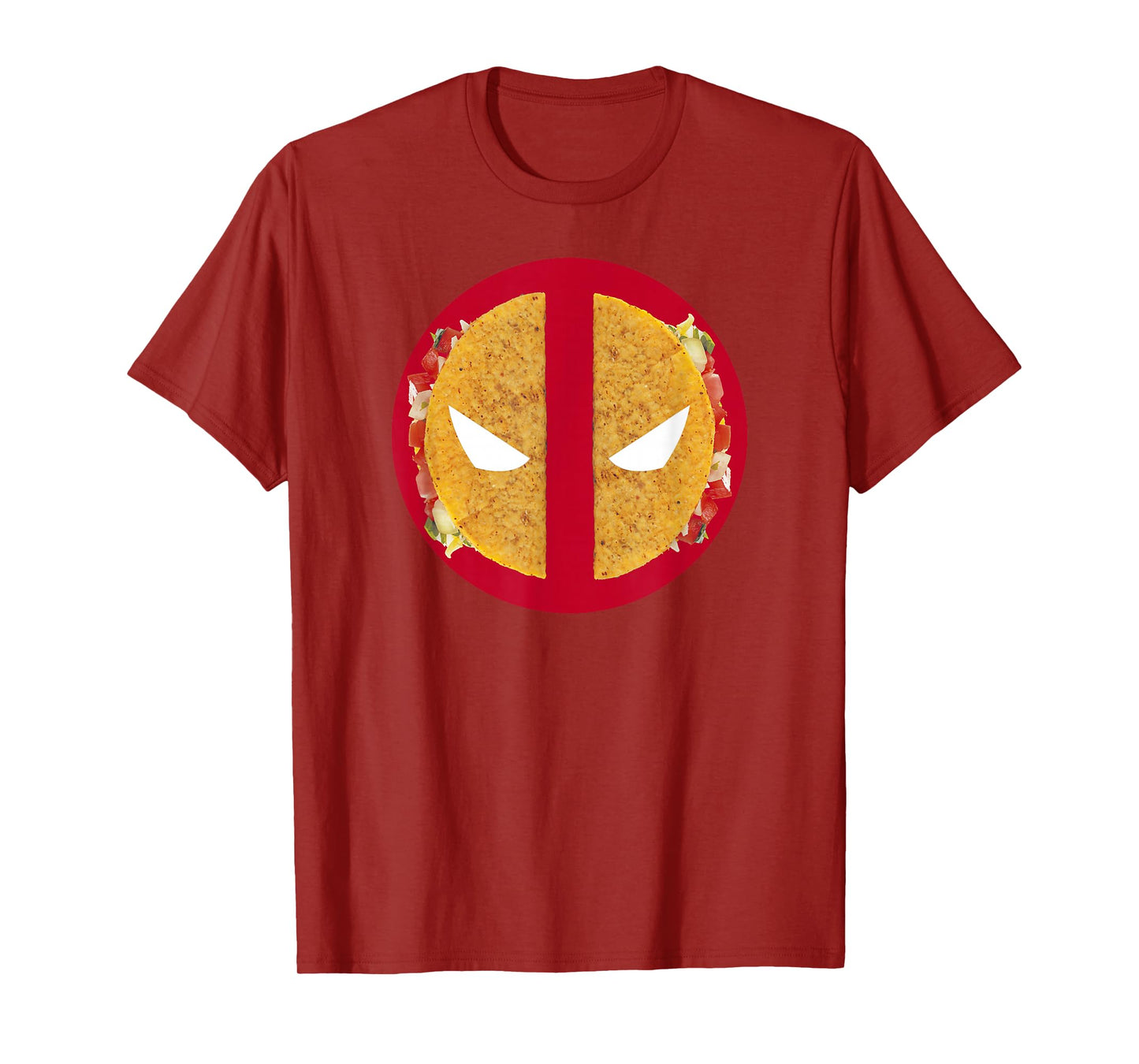 Marvel Deadpool Distressed Comic Taco Logo T-Shirt
