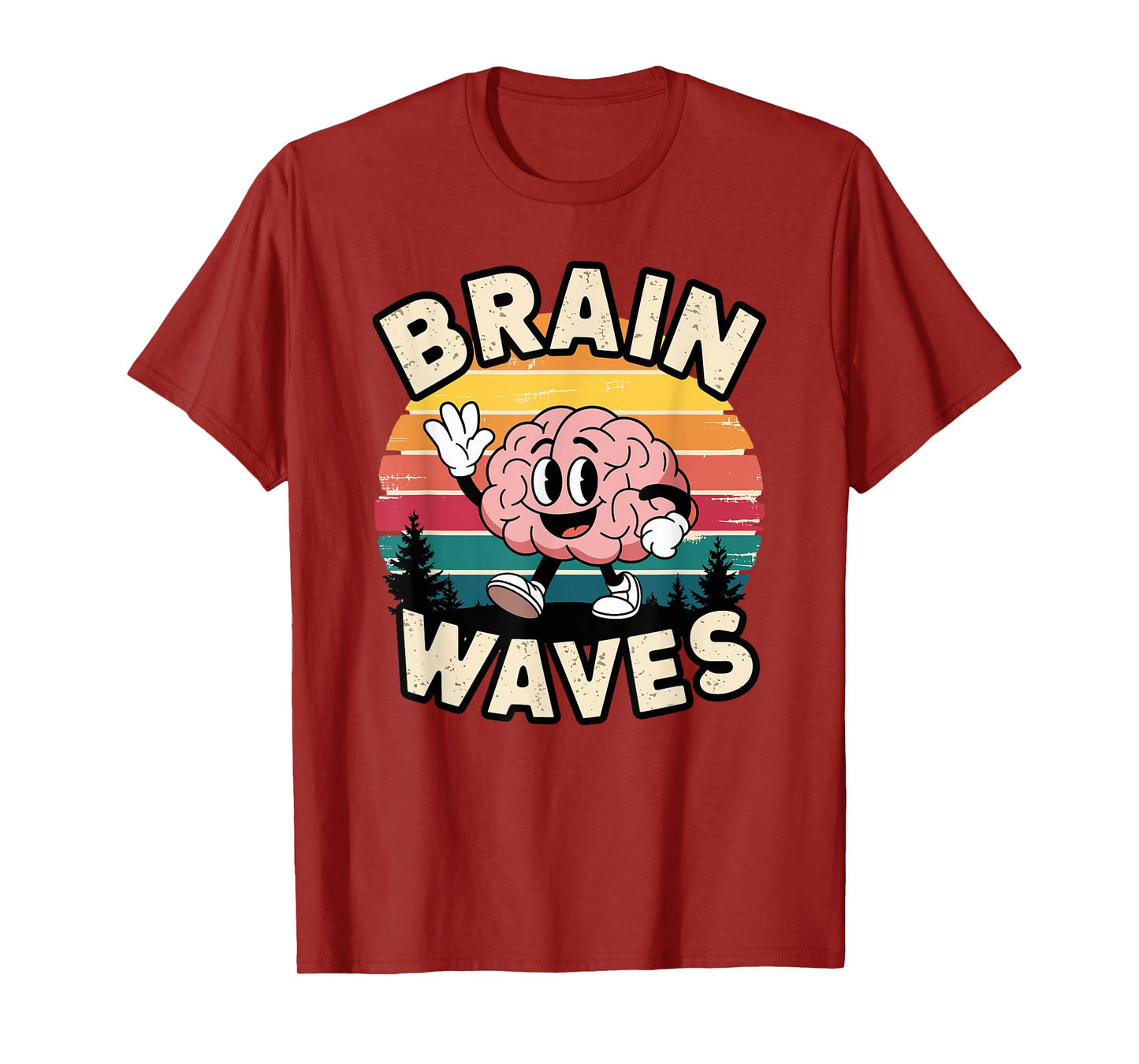 Brain Waves Brain Science Neurology Neuroscience T-Shirt