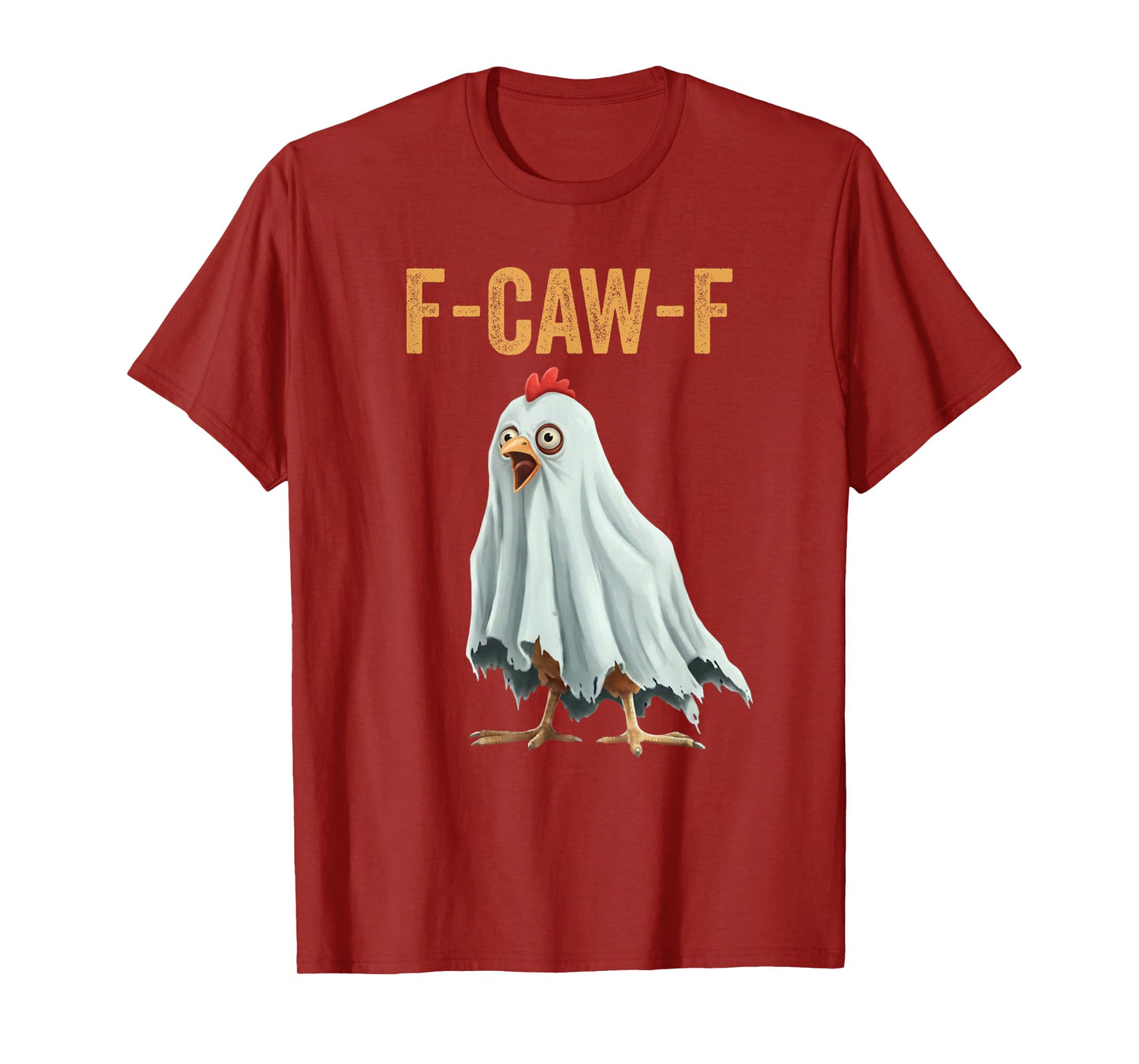 Halloween F-Caw-F Funny Chicken Humor T-Shirt