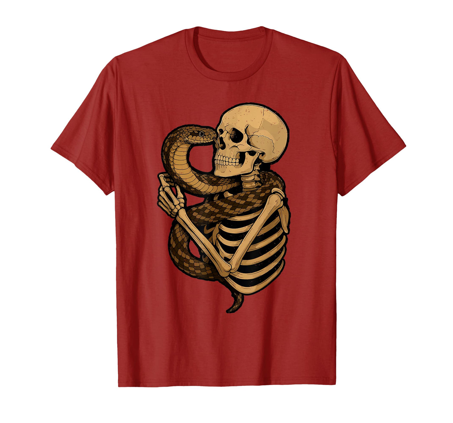 Skeleton Snake Halloween Zoo Animal Wildlife Spooky Season T-Shirt
