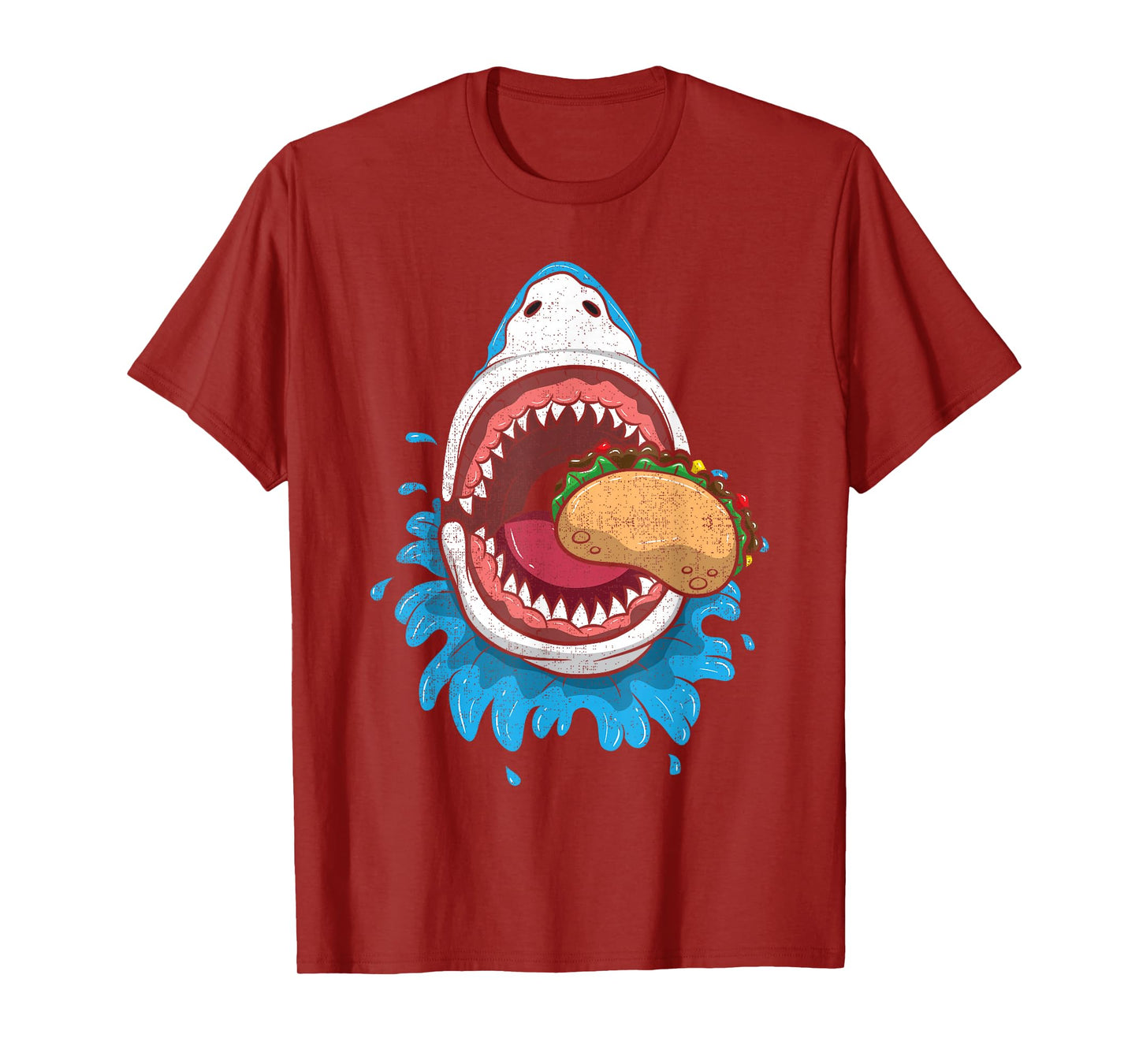 Halloween Shark Eating Taco Shirt Mexican Costume Boys Food T-Shirt