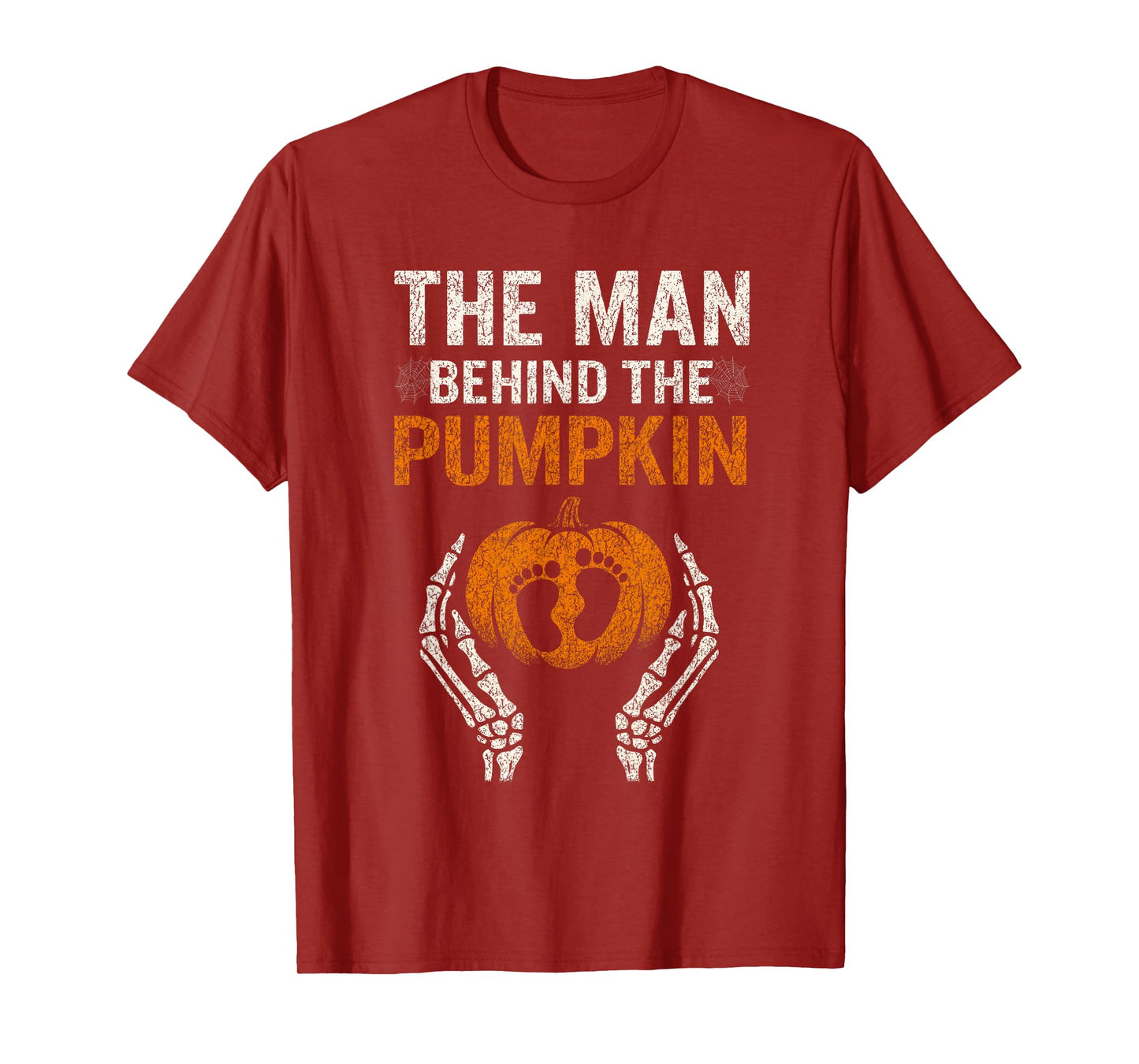 Pregnancy Announcement Dad Pumpkin Halloween Costume Funny T-Shirt