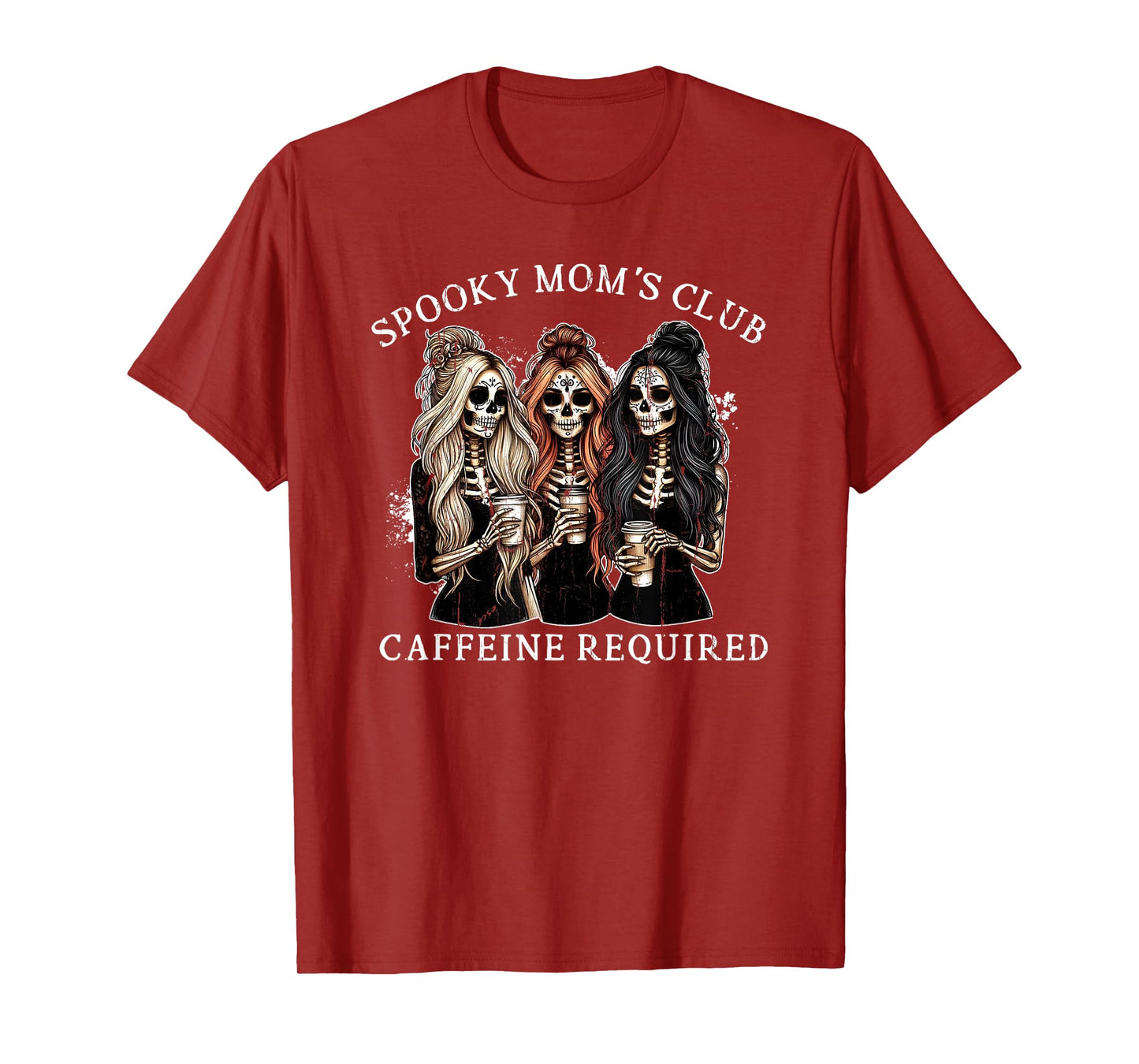 Spooky Mom's Club Caffeine Required T-Shirt