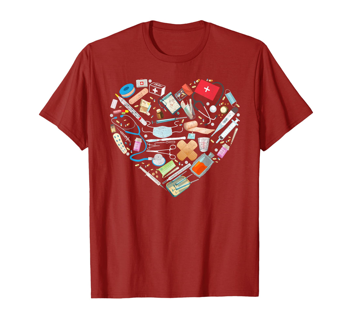 Certified Medical Assistant Heart Nurse Doctor CMA T-Shirt
