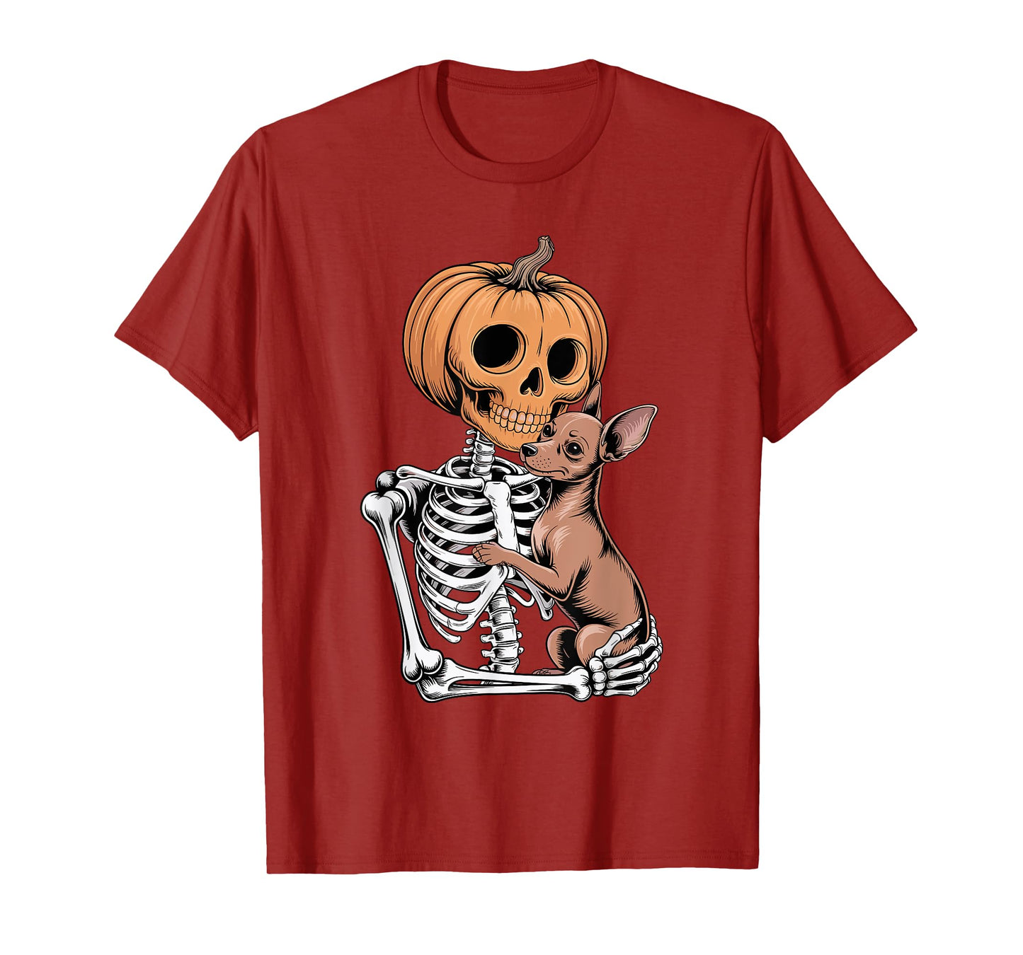 Halloween Skeleton Miniature Pinscher T-Shirt