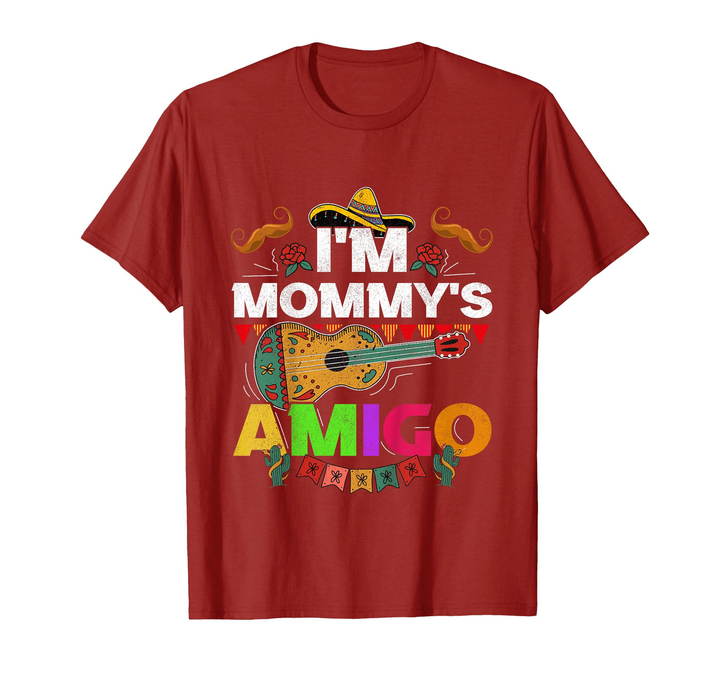 Kids I'm Mommy's Amigo Cinco De Mayo Boy Mariachi Mexican Toddler T-Shirt