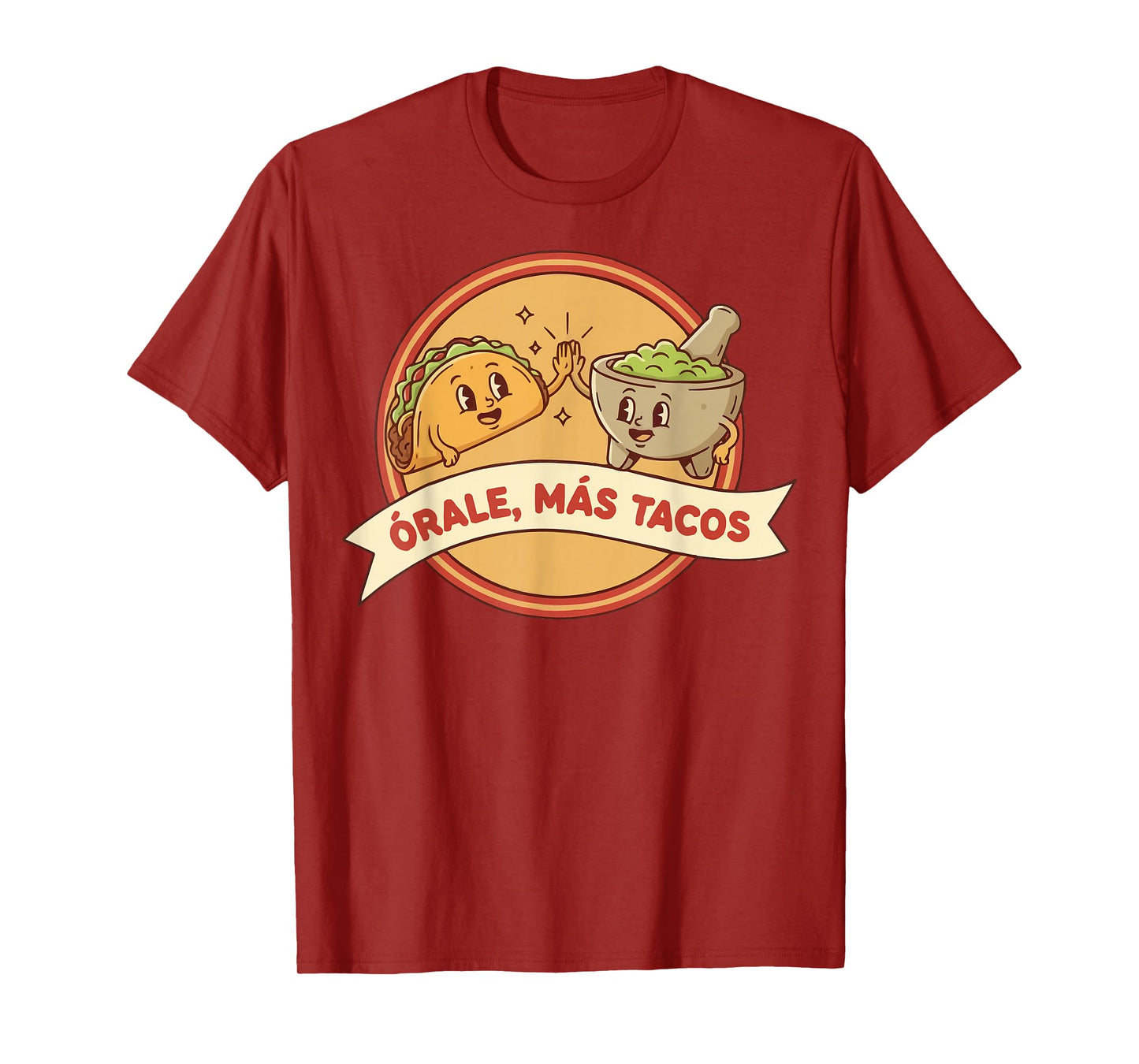 Órale Más Tacos Mexican Chicano Aztec Mayan Mariachi T-Shirt